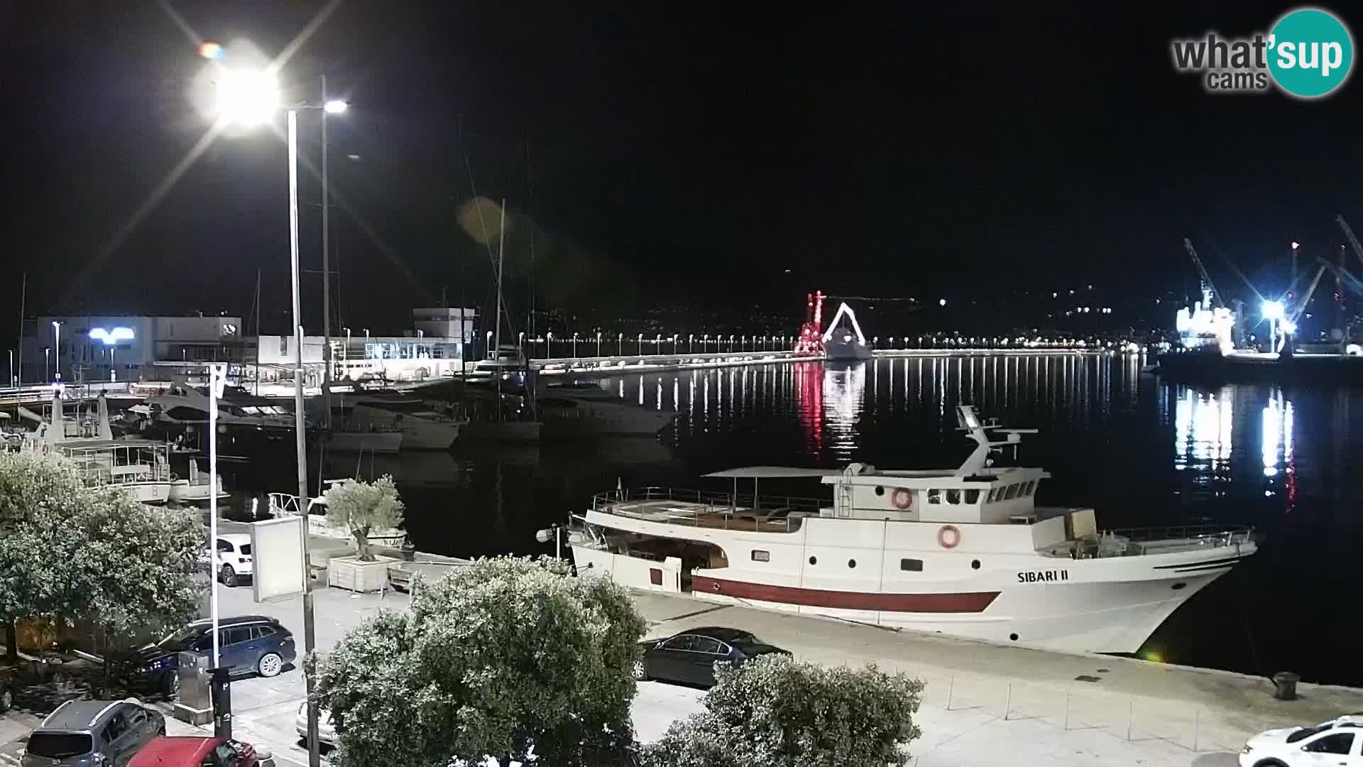 Riva i Marina u Rijeci – Web kamera uživo u Hrvatskoj