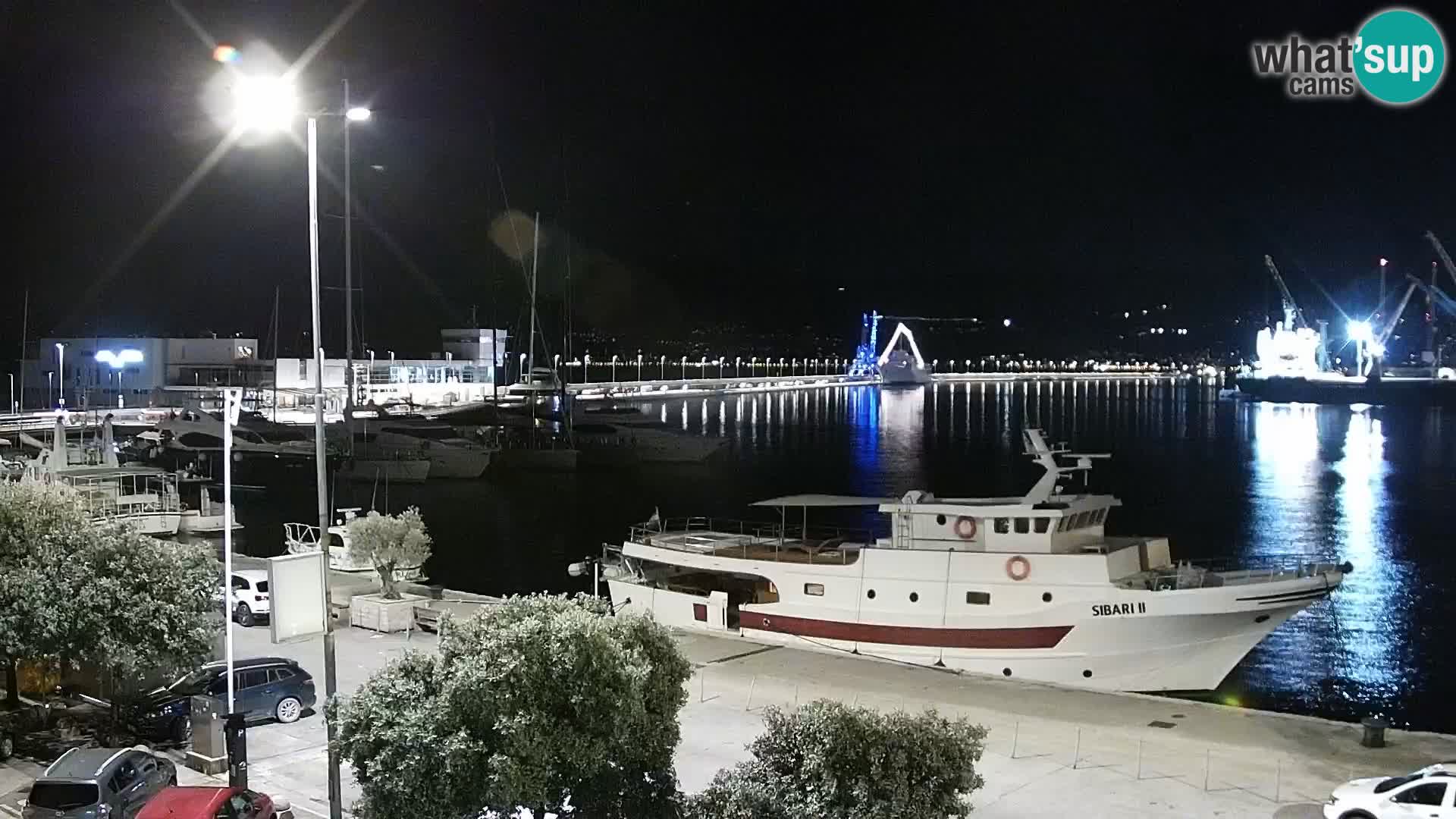 Die Riva und Marina in Rijeka – Live Webcam Kroatien