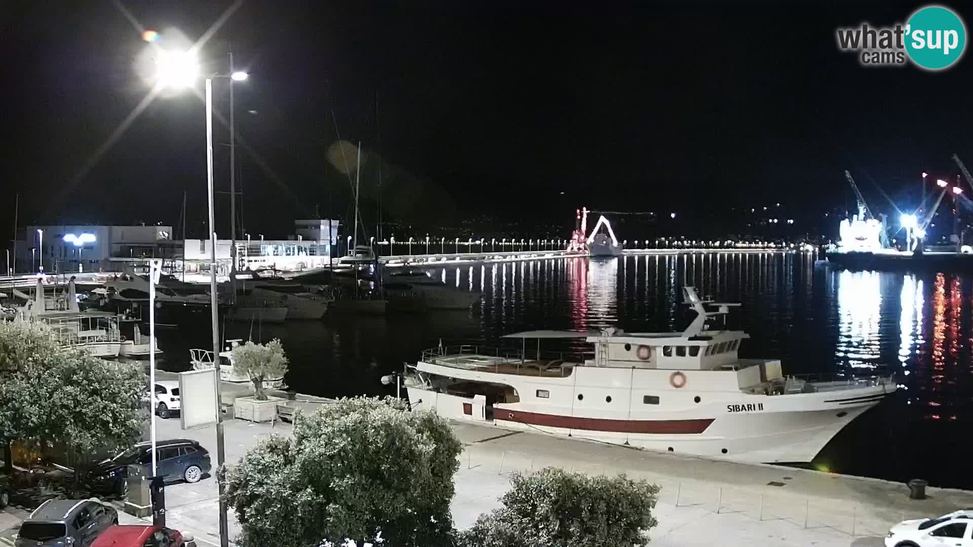 The Riva and Marina in Rijeka  – Live Webcam Croatia