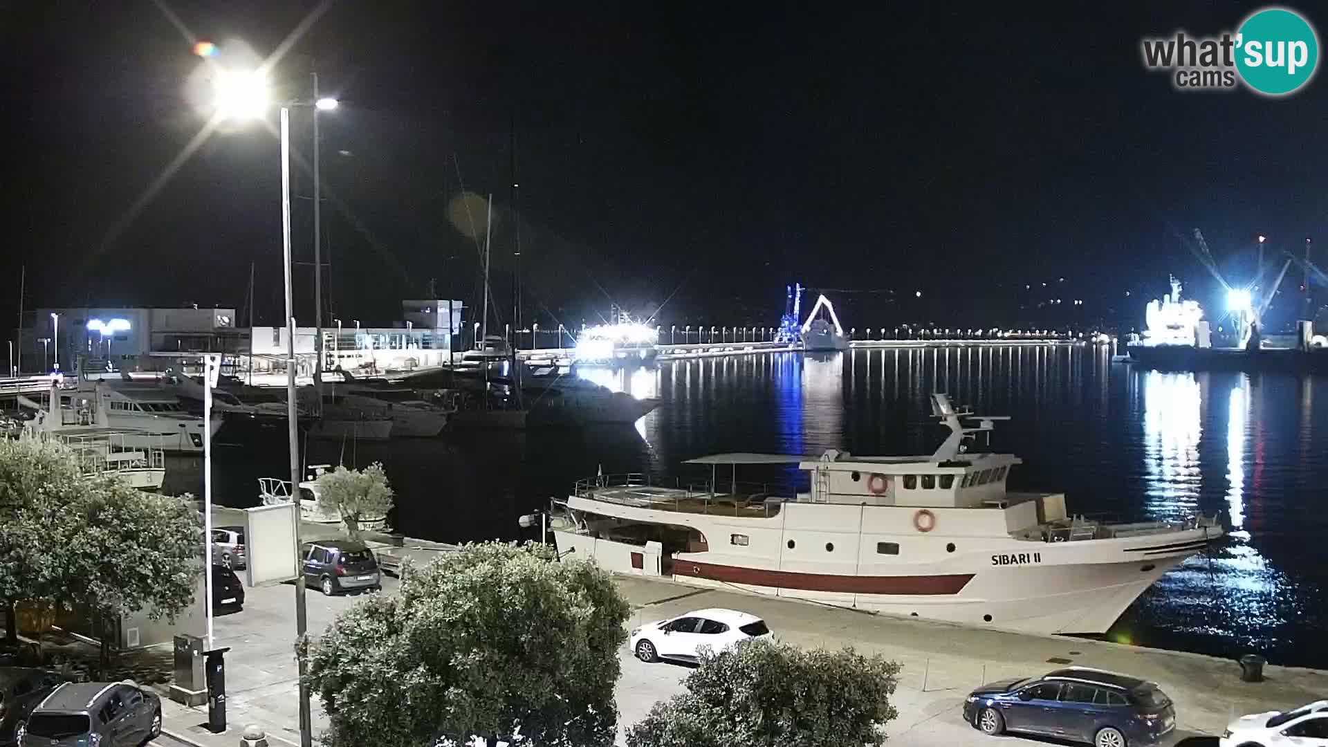 La Riva et Marina à Rijeka – Live Webcam Croatie