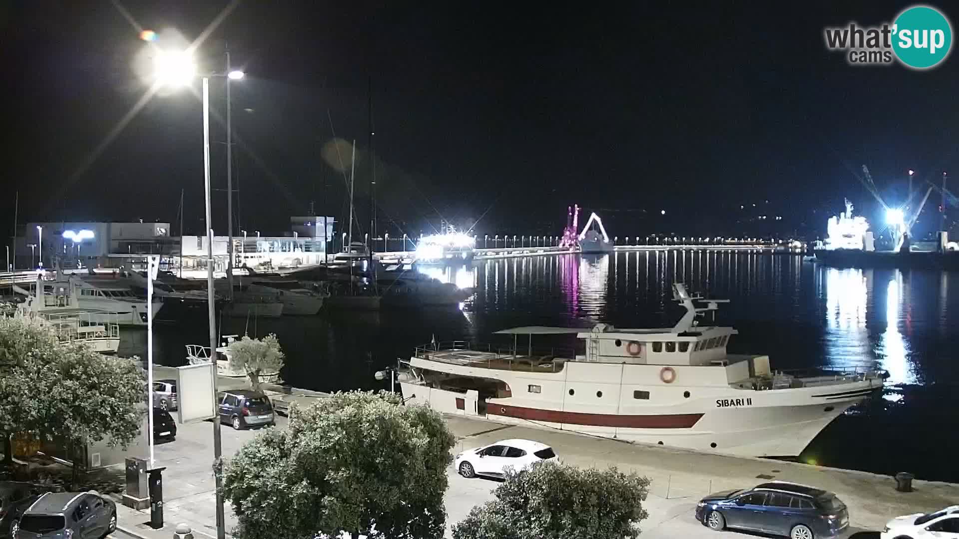 The Riva and Marina in Rijeka  – Live Webcam Croatia