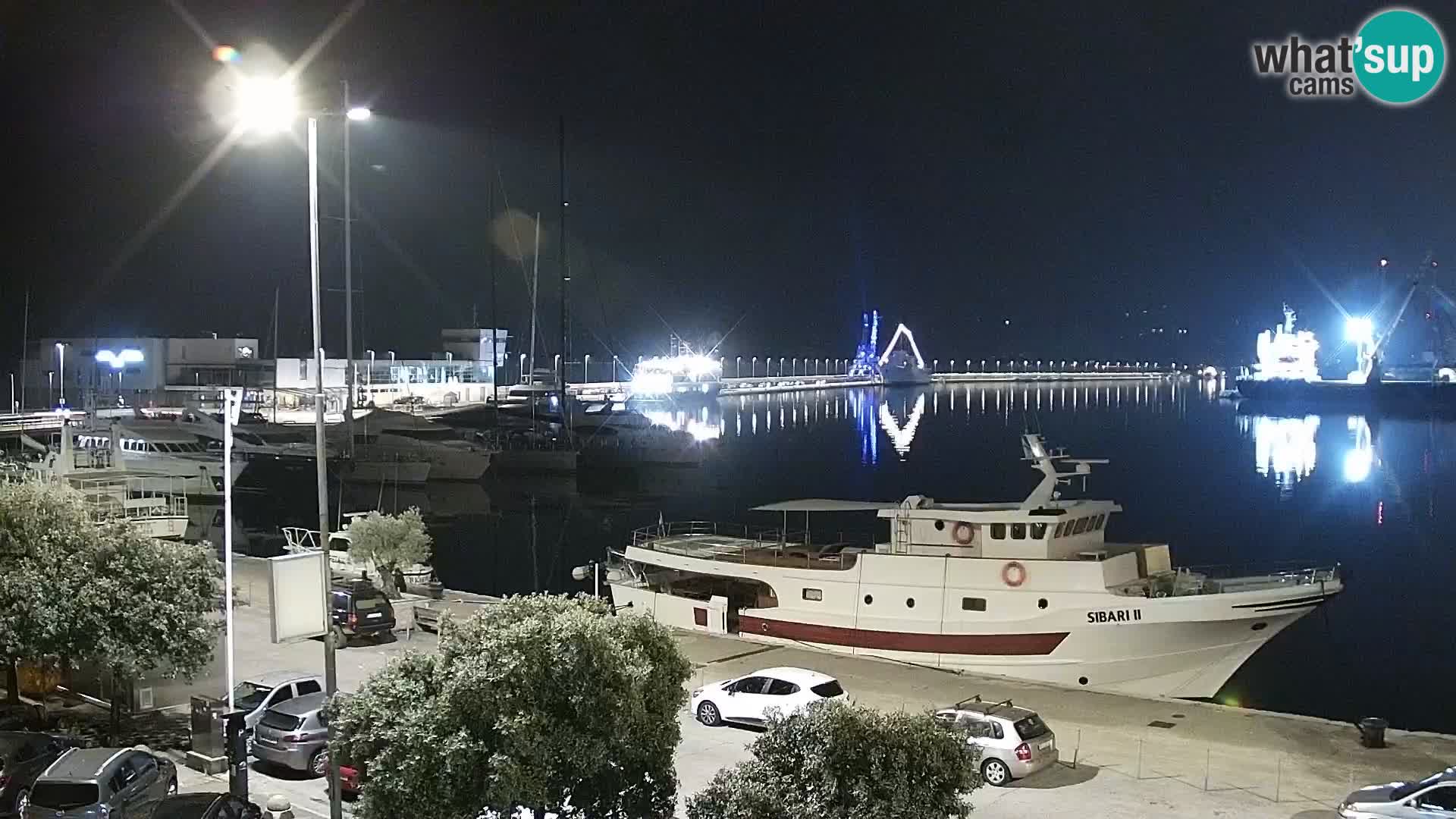 La Riva et Marina à Rijeka – Live Webcam Croatie
