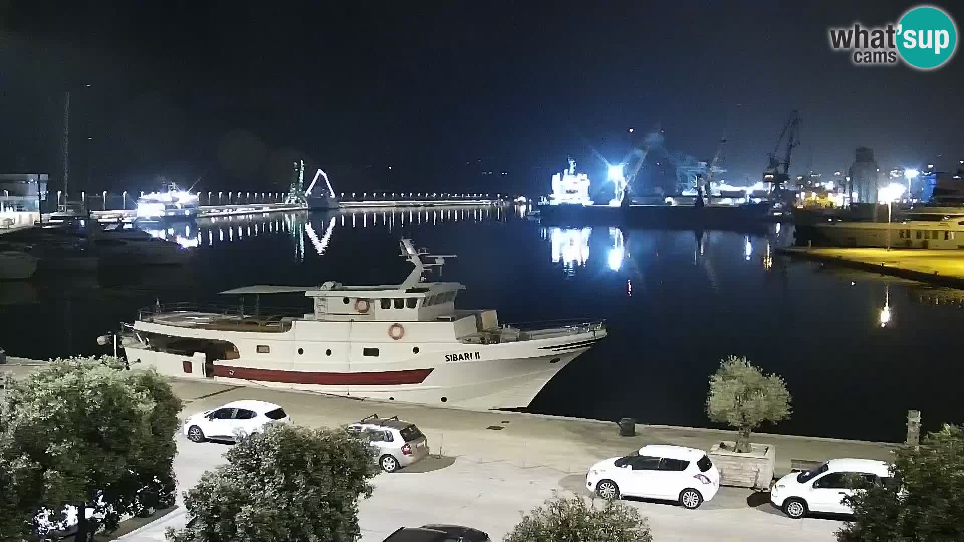 La Riva y Marina en Rijeka – Webcam en vivo Croacia