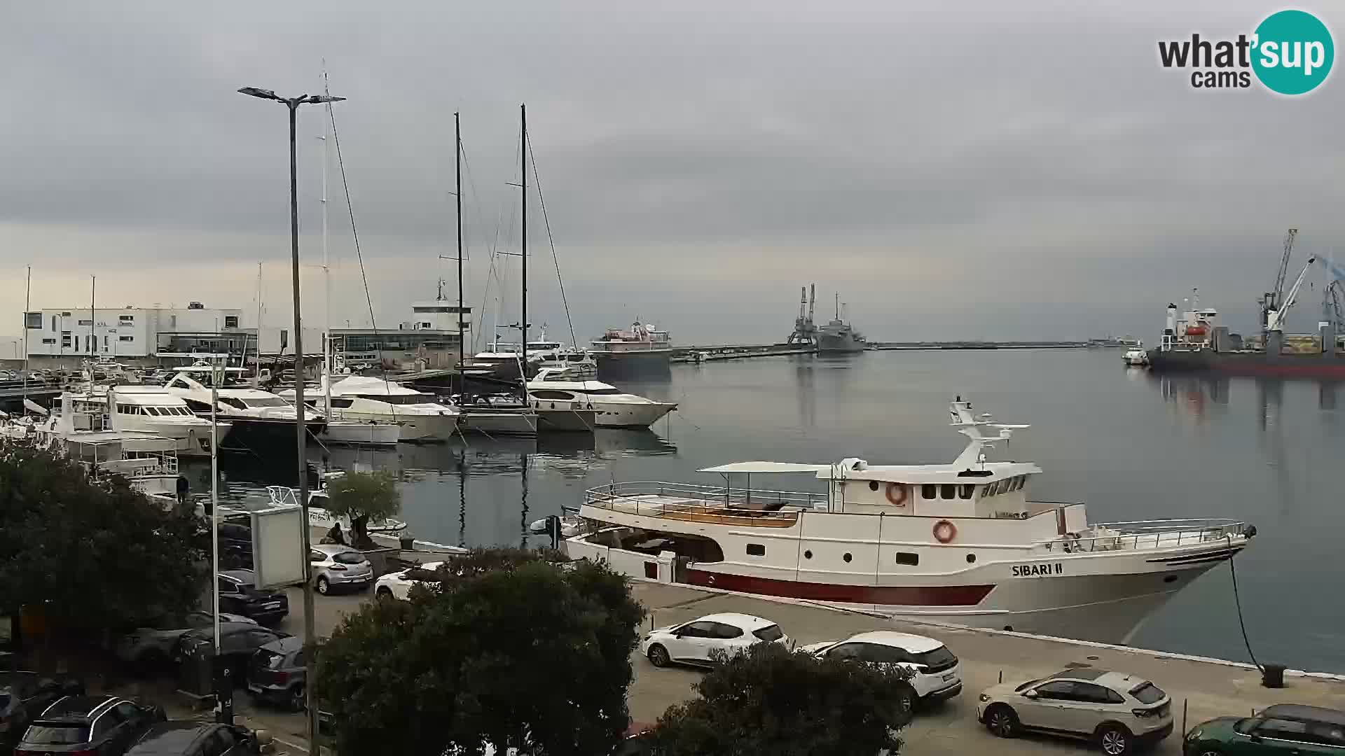 The Riva and Marina in Rijeka  – Live Webcam Croatia