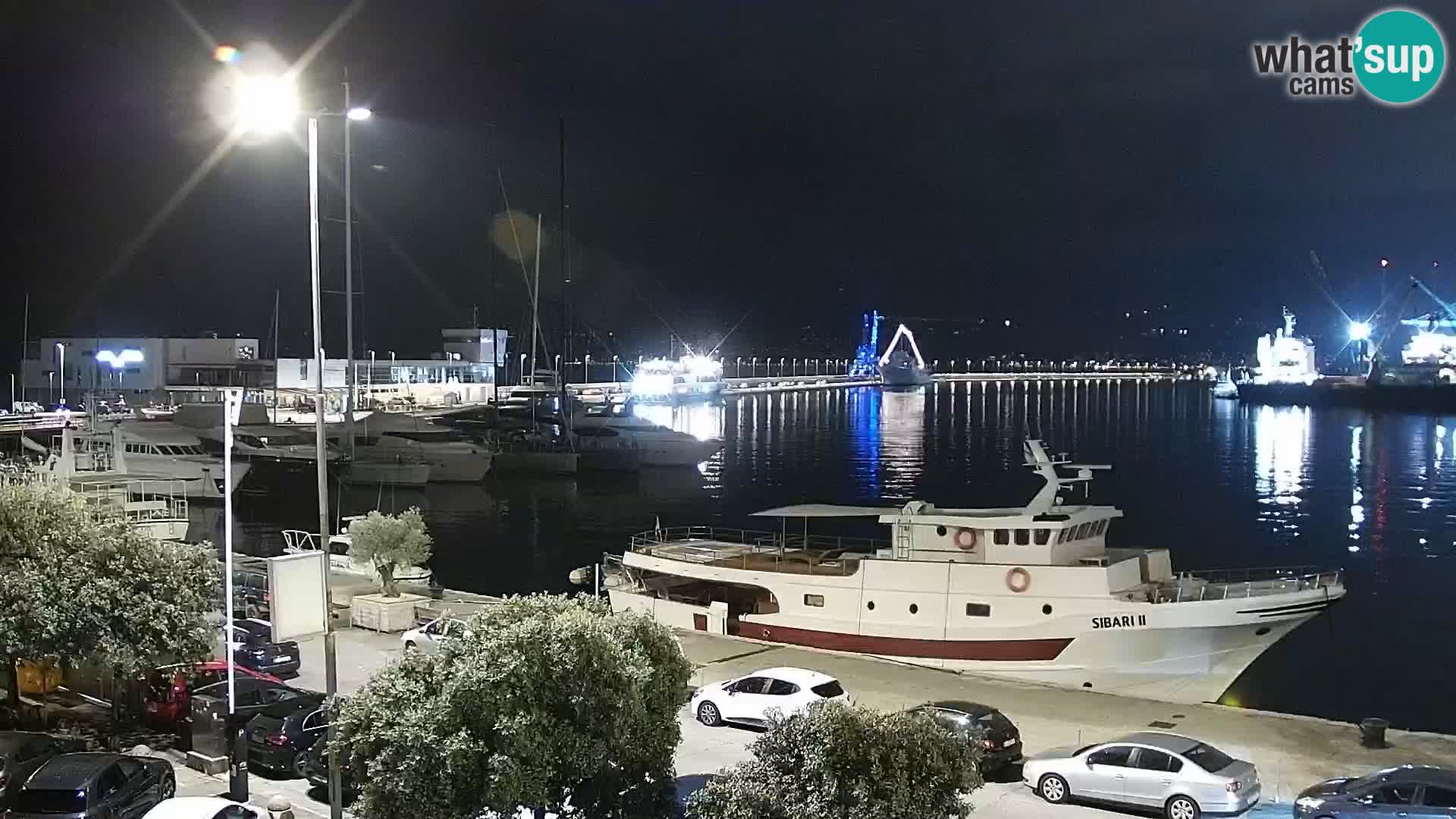 La Riva e la Marina a Rijeka (Fiume) – Live Webcam Croazia
