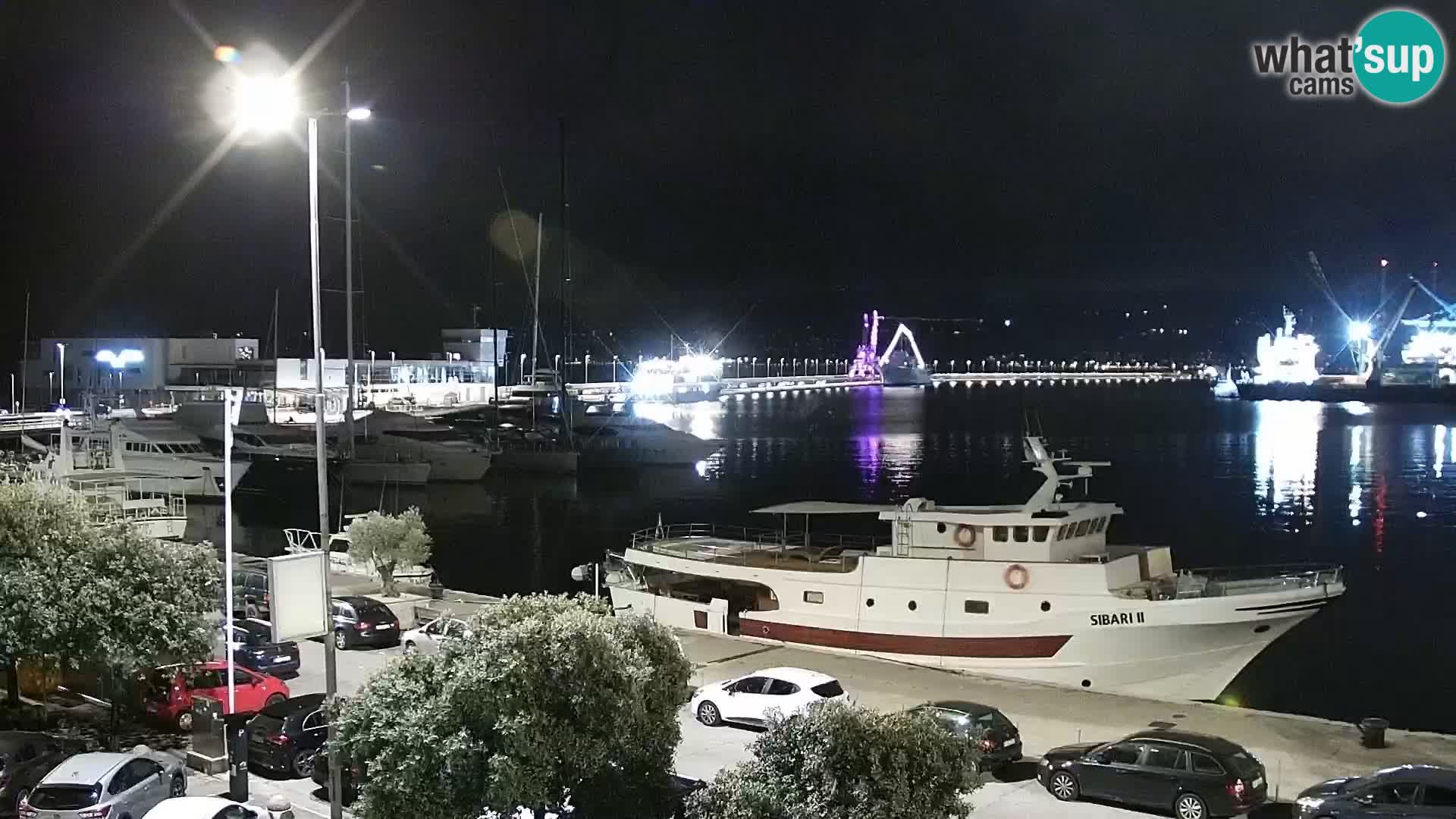 The Riva and Marina in Rijeka  – Live Webcam Croatia