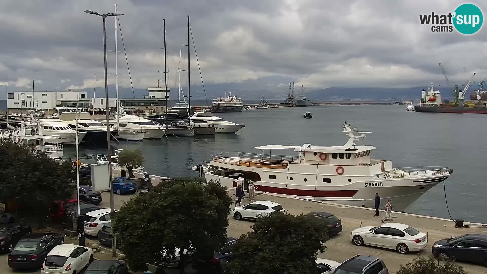 Riva i Marina u Rijeci – Web kamera uživo u Hrvatskoj