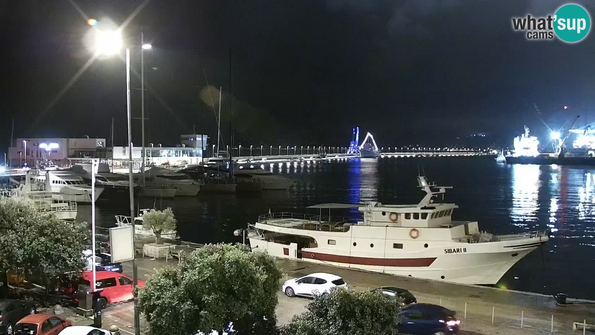 La Riva e la Marina a Rijeka (Fiume) – Live Webcam Croazia