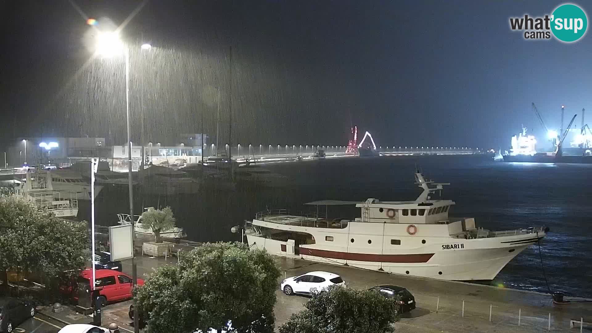 La Riva y Marina en Rijeka – Webcam en vivo Croacia