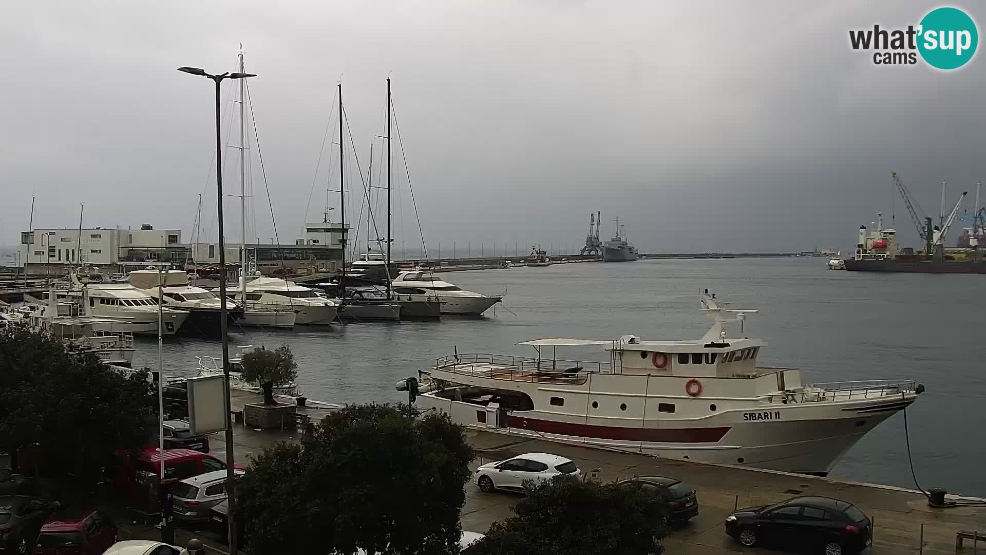 The Riva and Marina in Rijeka  – Live Webcam Croatia