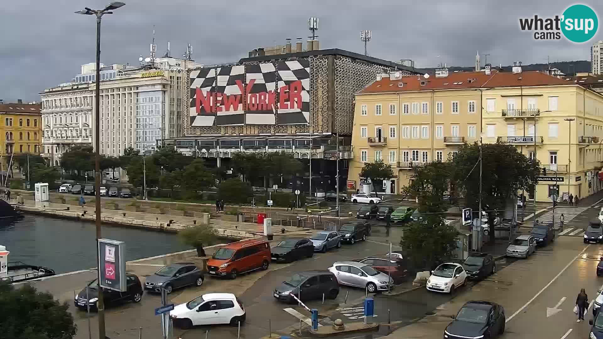 Riva i Marina u Rijeci – Web kamera uživo u Hrvatskoj
