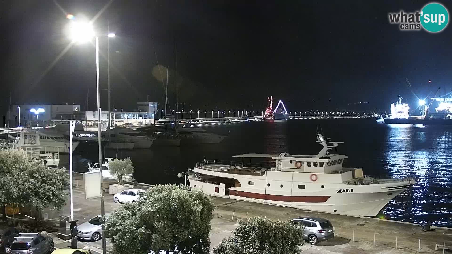 La Riva y Marina en Rijeka – Webcam en vivo Croacia