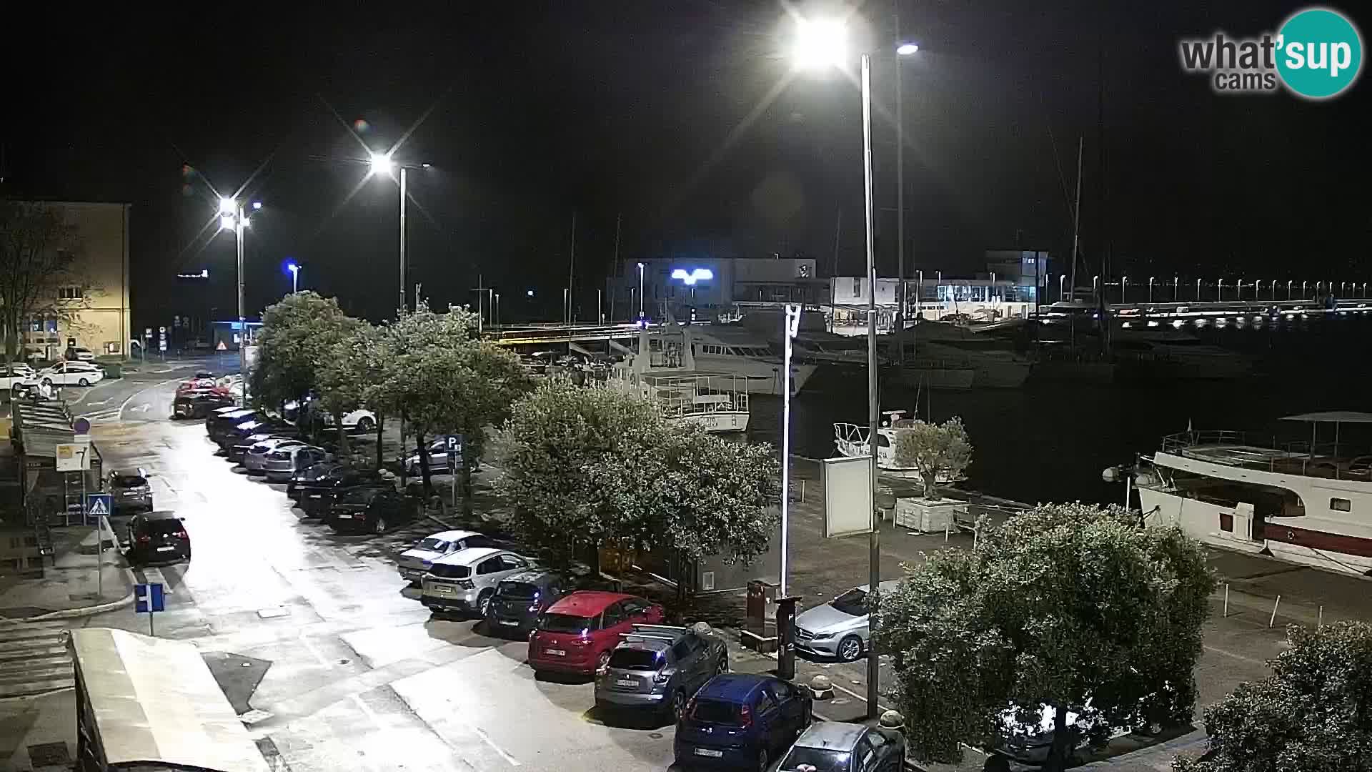 Die Riva und Marina in Rijeka – Live Webcam Kroatien