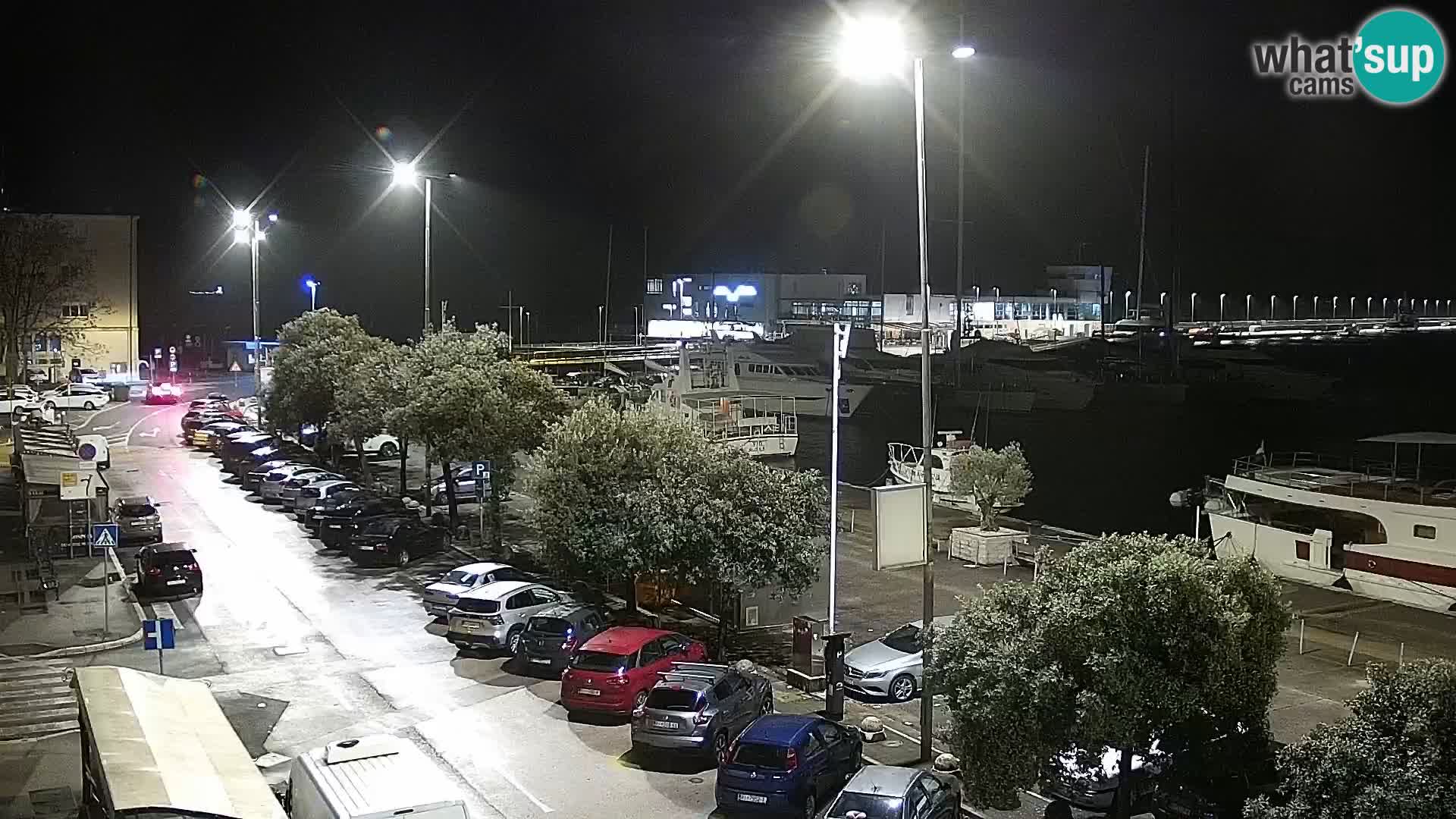 The Riva and Marina in Rijeka  – Live Webcam Croatia