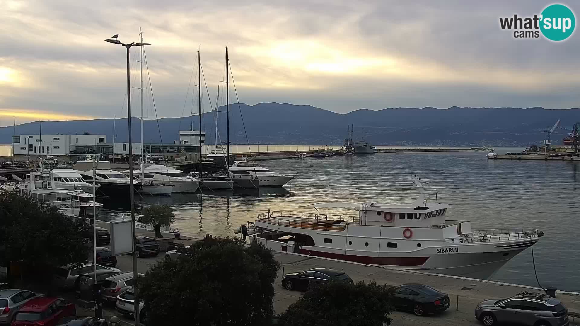 Riva i Marina u Rijeci – Web kamera uživo u Hrvatskoj