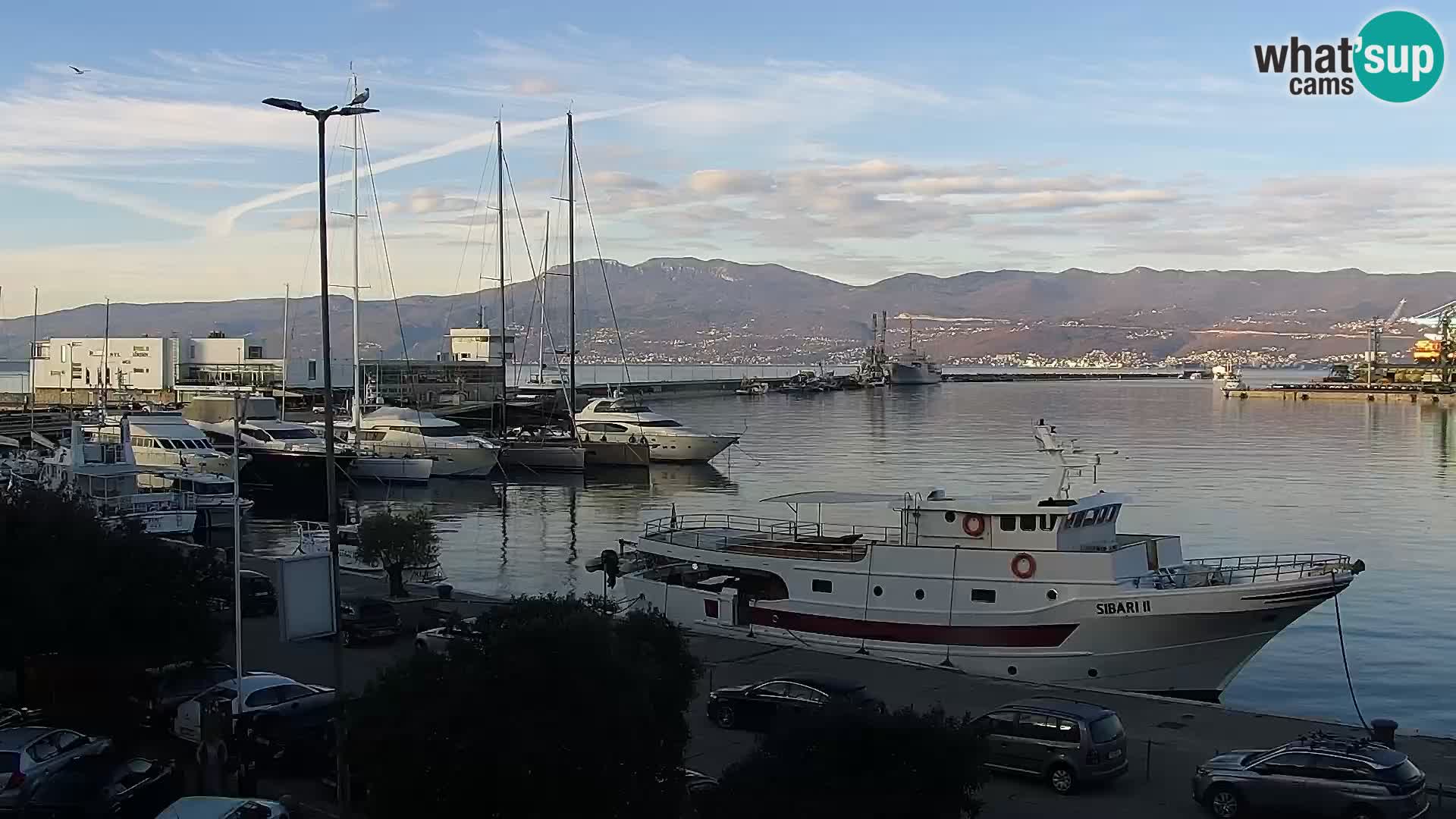 Riva i Marina u Rijeci – Web kamera uživo u Hrvatskoj