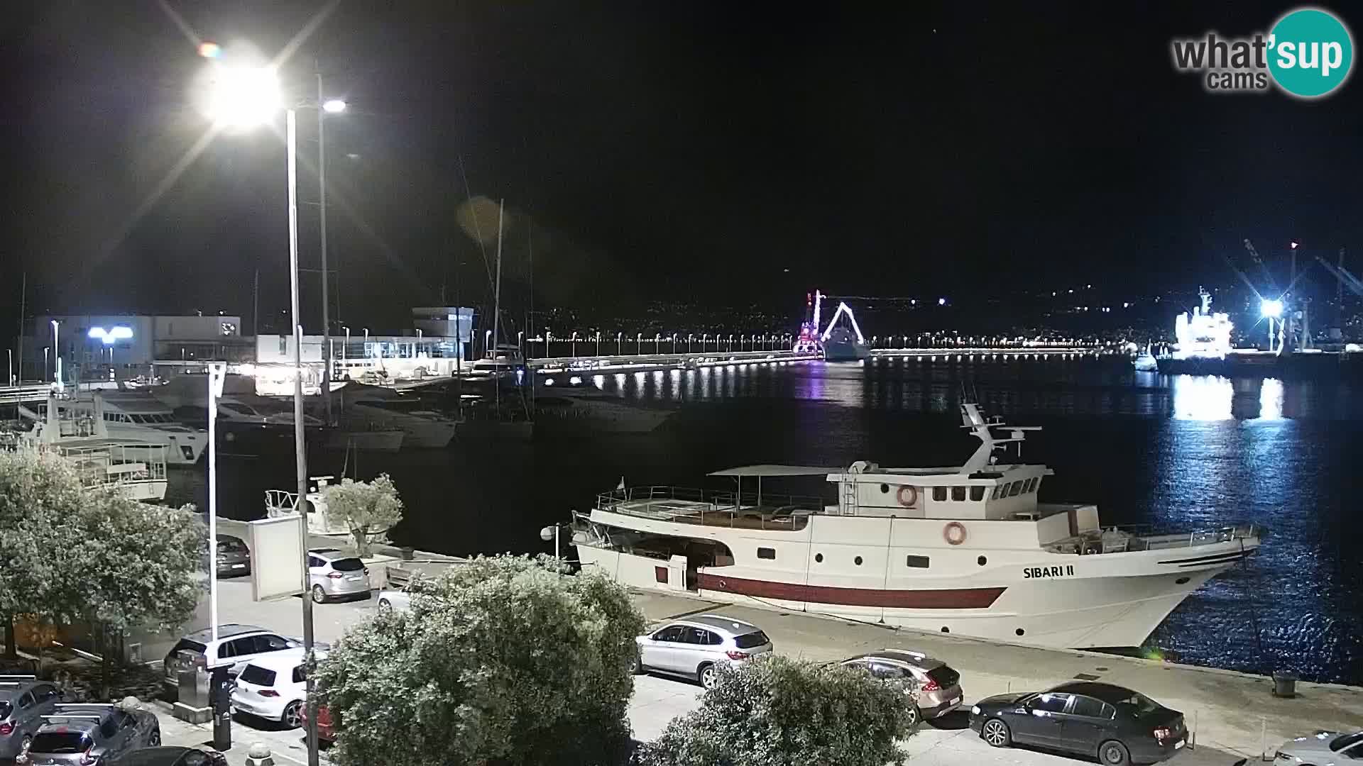 La Riva et Marina à Rijeka – Live Webcam Croatie
