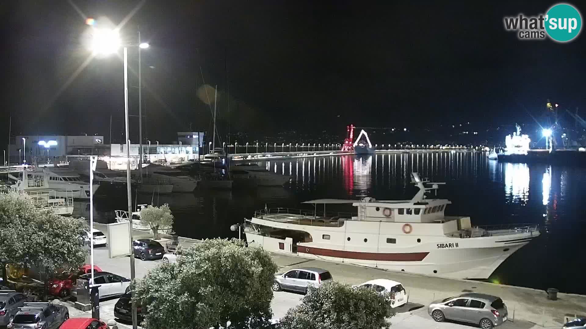 Die Riva und Marina in Rijeka – Live Webcam Kroatien