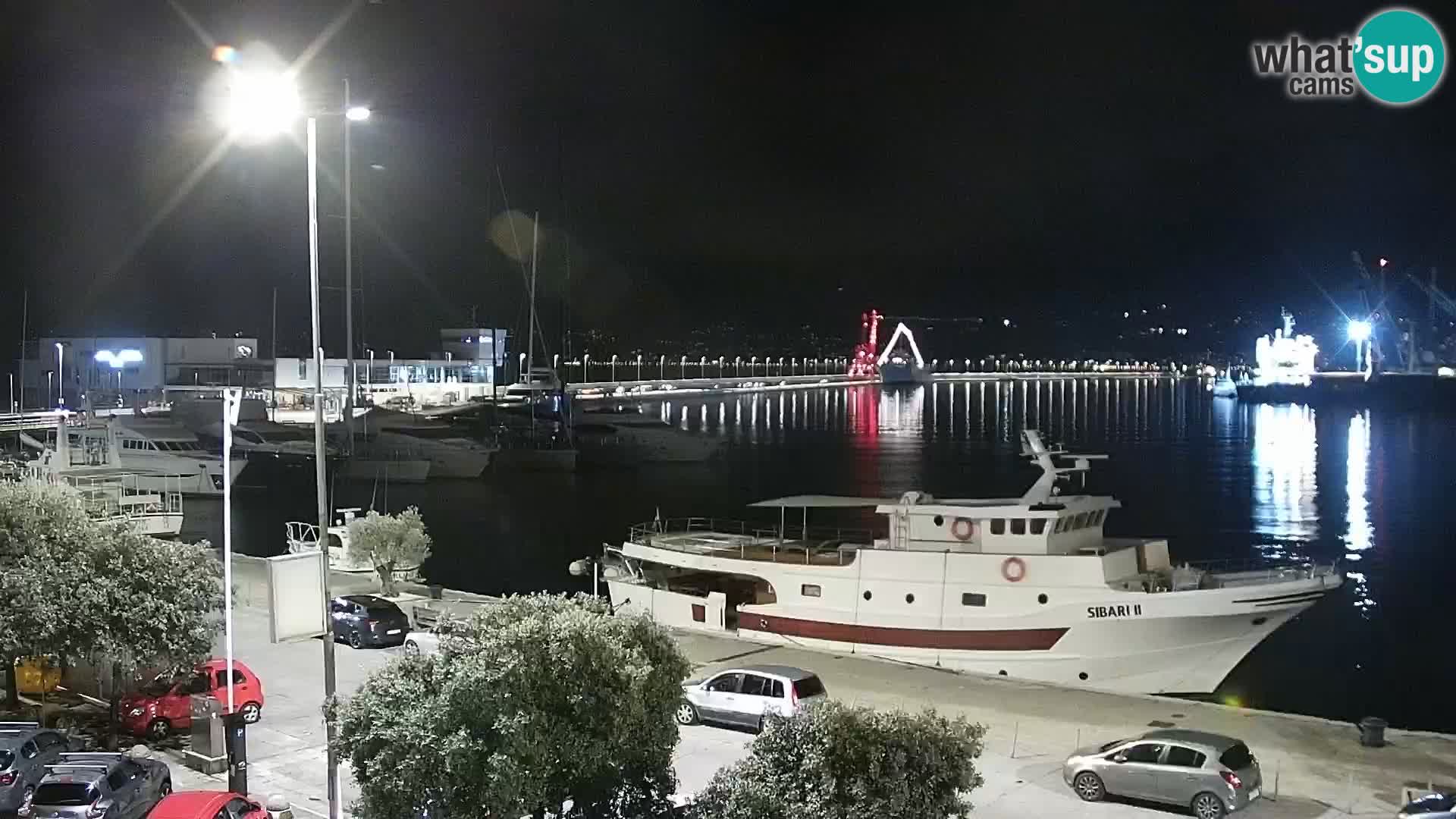 The Riva and Marina in Rijeka  – Live Webcam Croatia