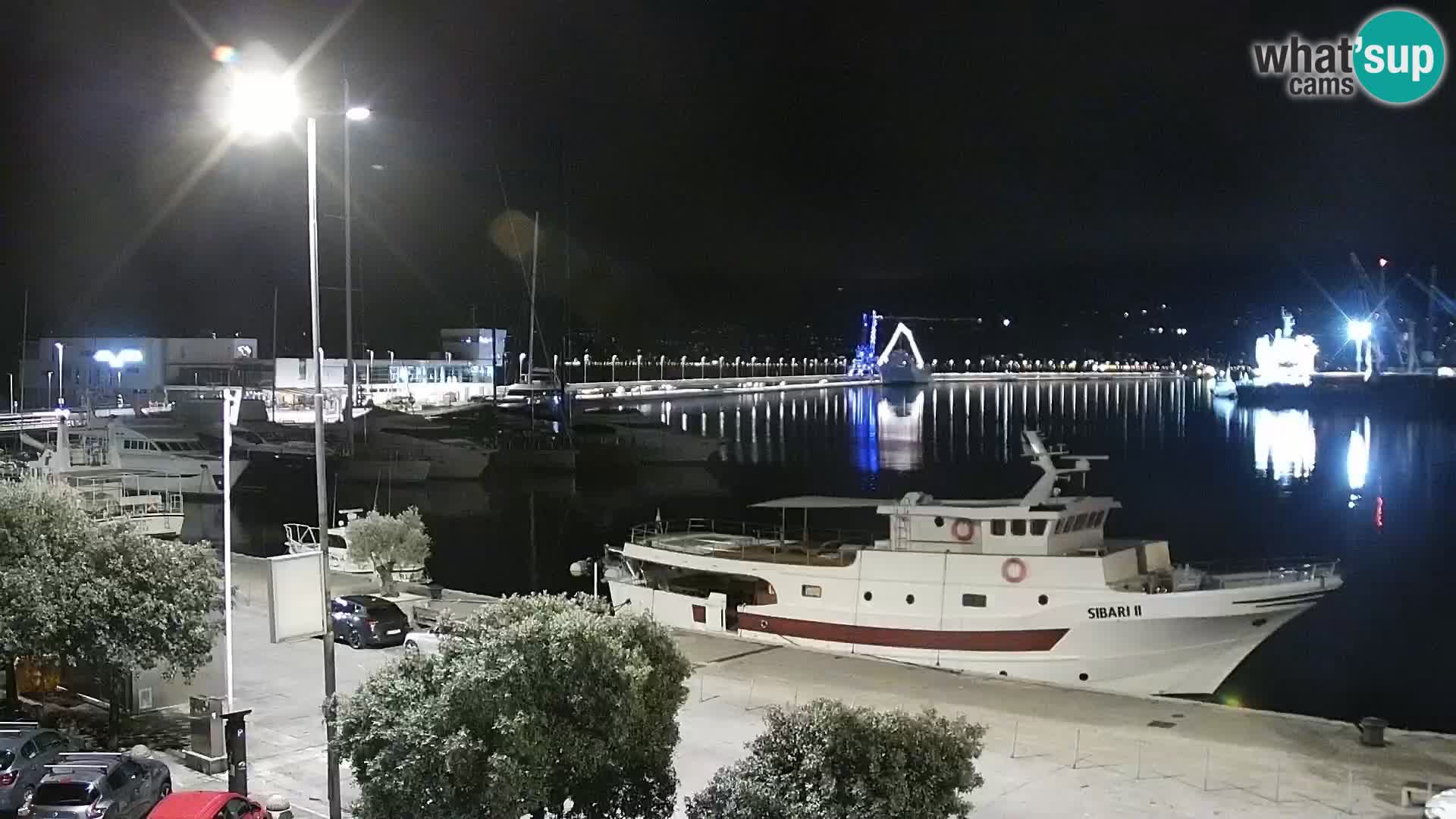 La Riva et Marina à Rijeka – Live Webcam Croatie