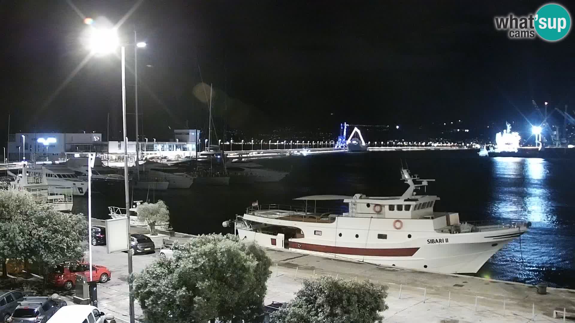 La Riva y Marina en Rijeka – Webcam en vivo Croacia
