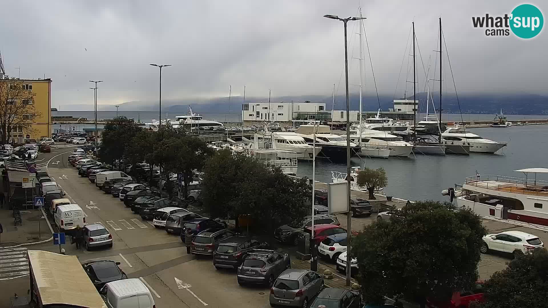 Riva i Marina u Rijeci – Web kamera uživo u Hrvatskoj
