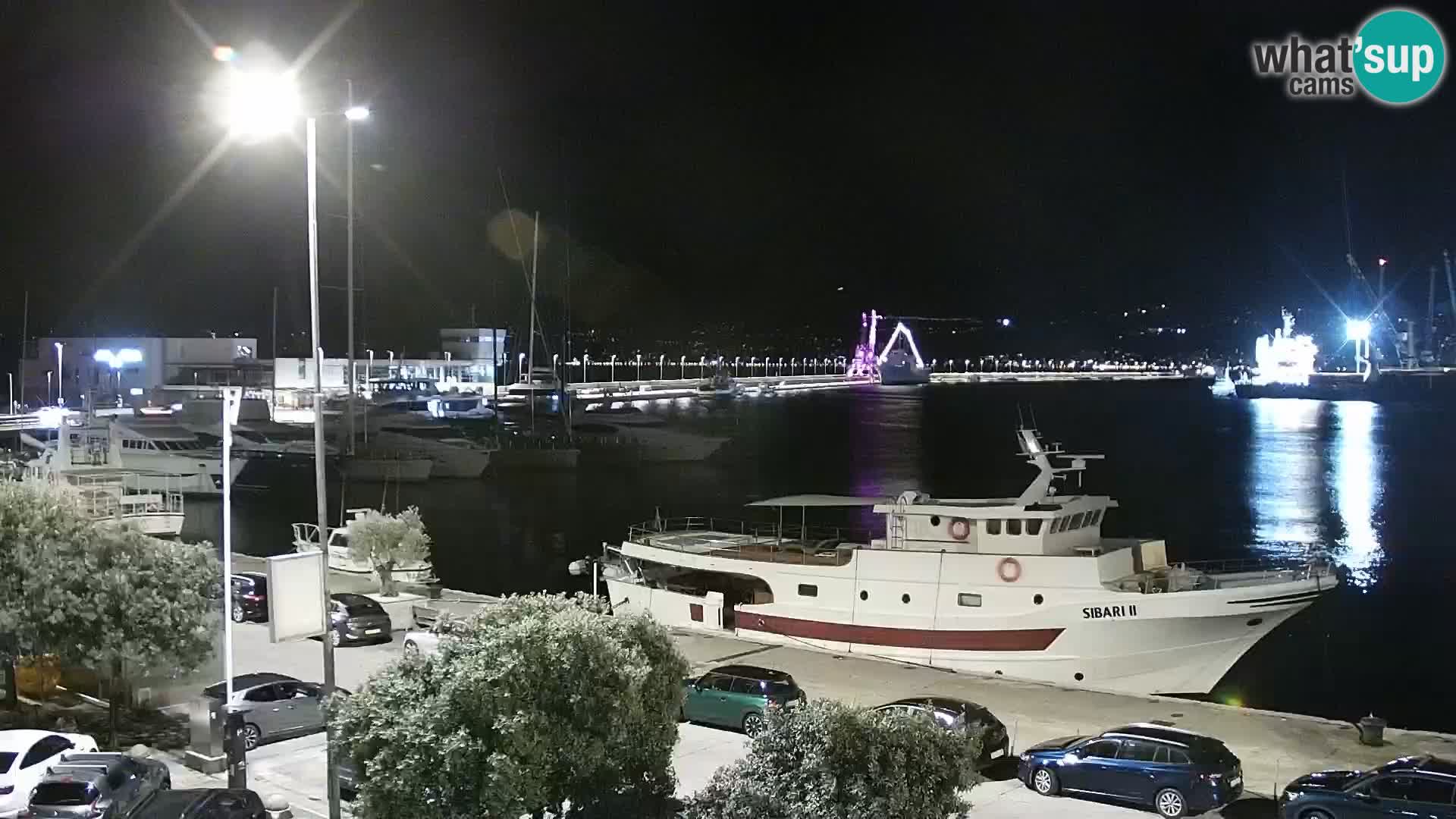 La Riva e la Marina a Rijeka (Fiume) – Live Webcam Croazia