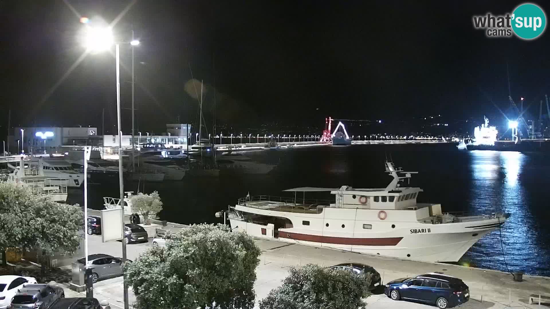 Riva i Marina u Rijeci – Web kamera uživo u Hrvatskoj