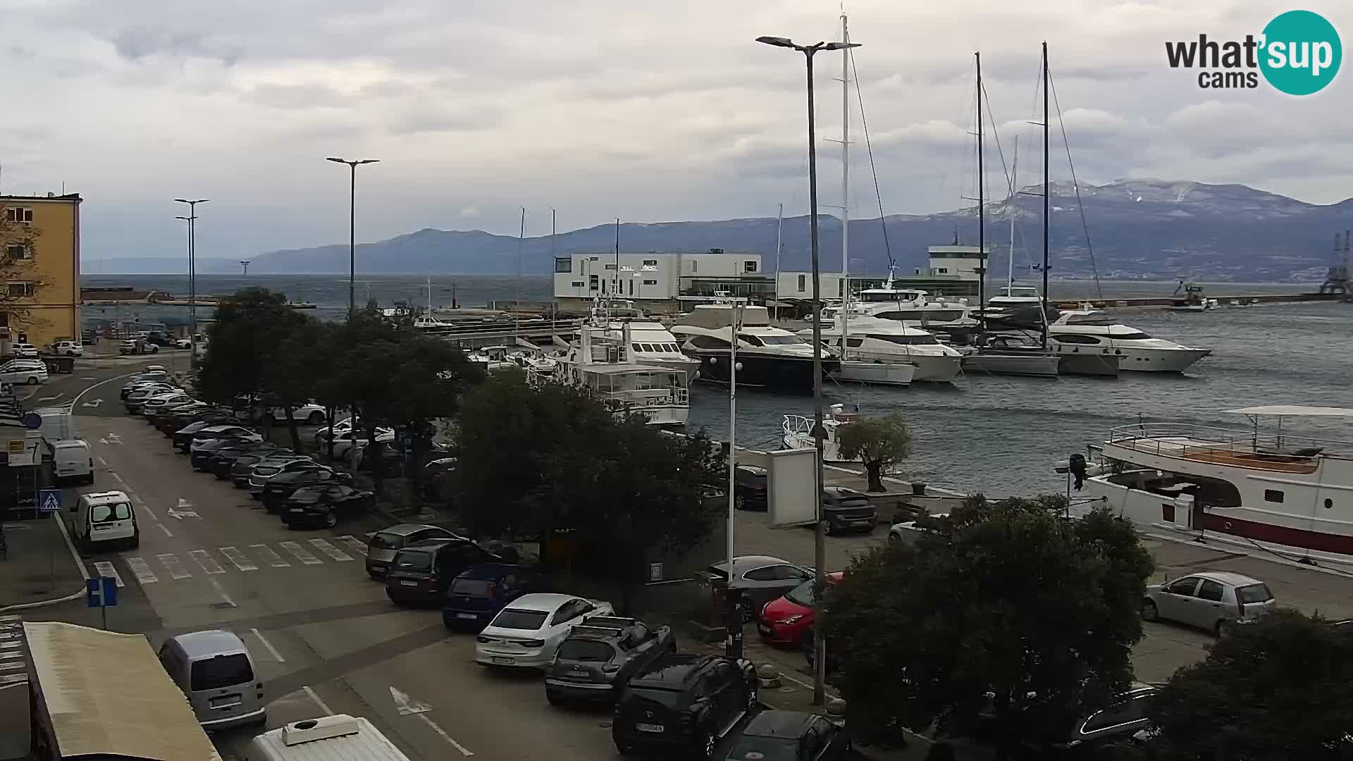 The Riva and Marina in Rijeka  – Live Webcam Croatia