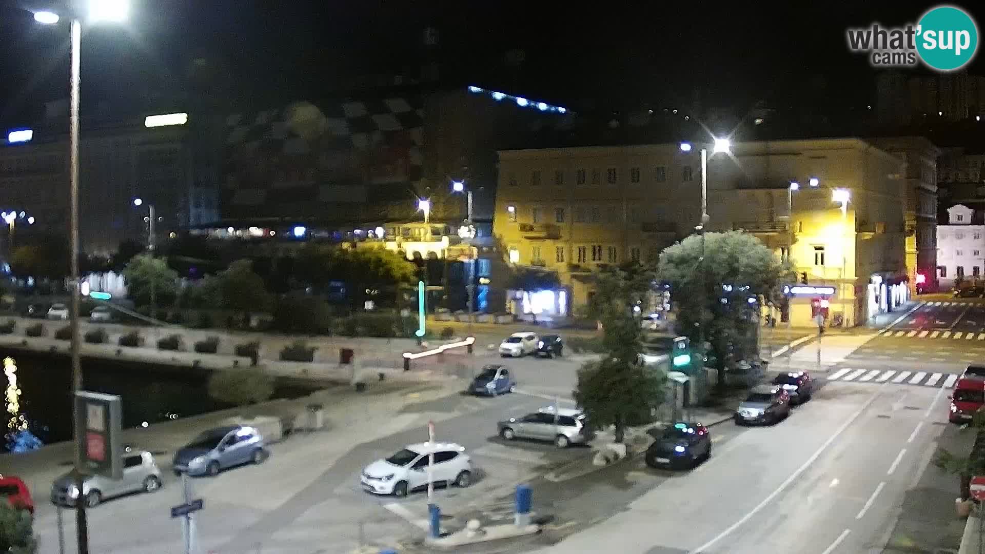 Die Riva und Marina in Rijeka – Live Webcam Kroatien