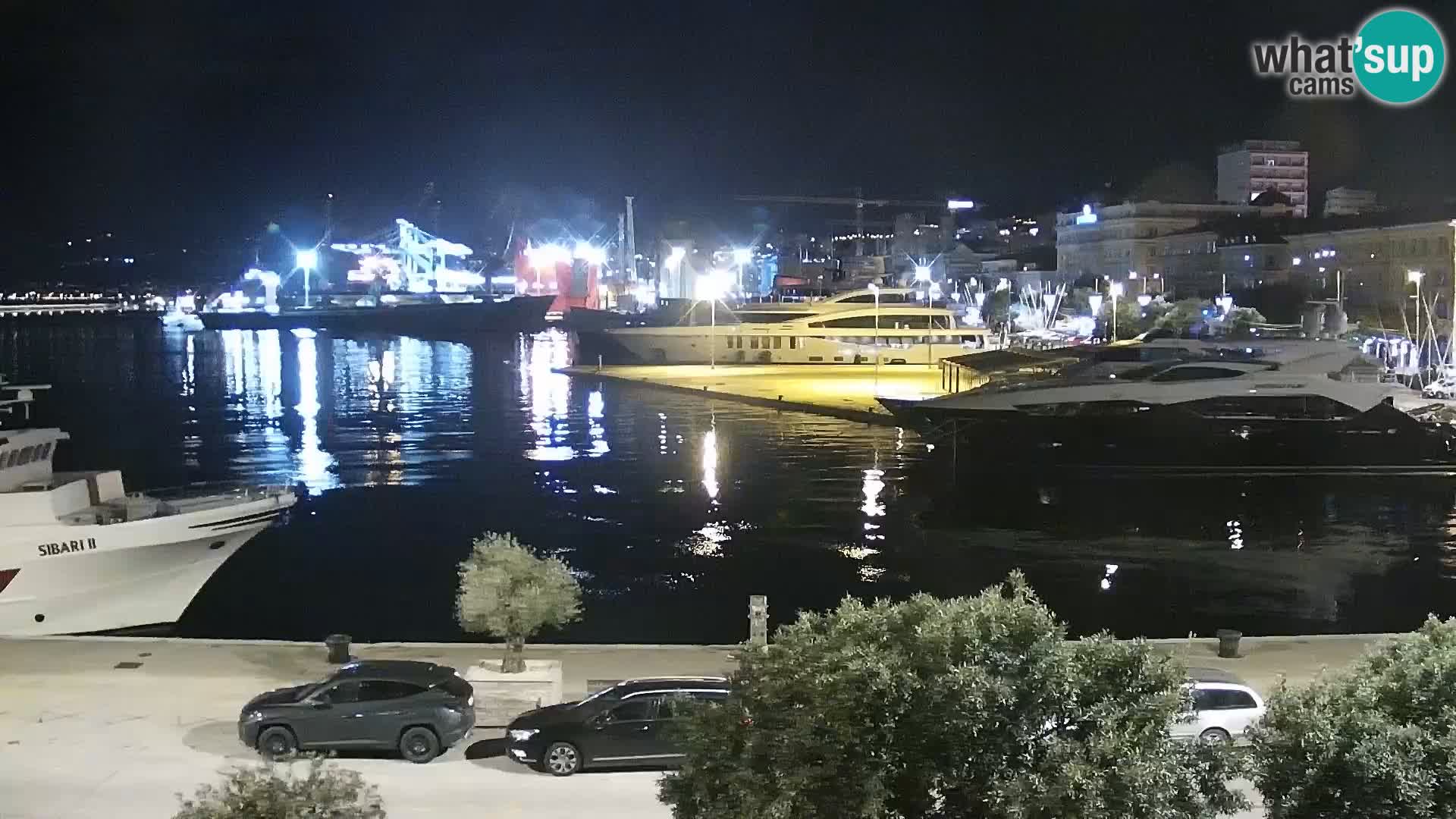 Riva i Marina u Rijeci – Web kamera uživo u Hrvatskoj