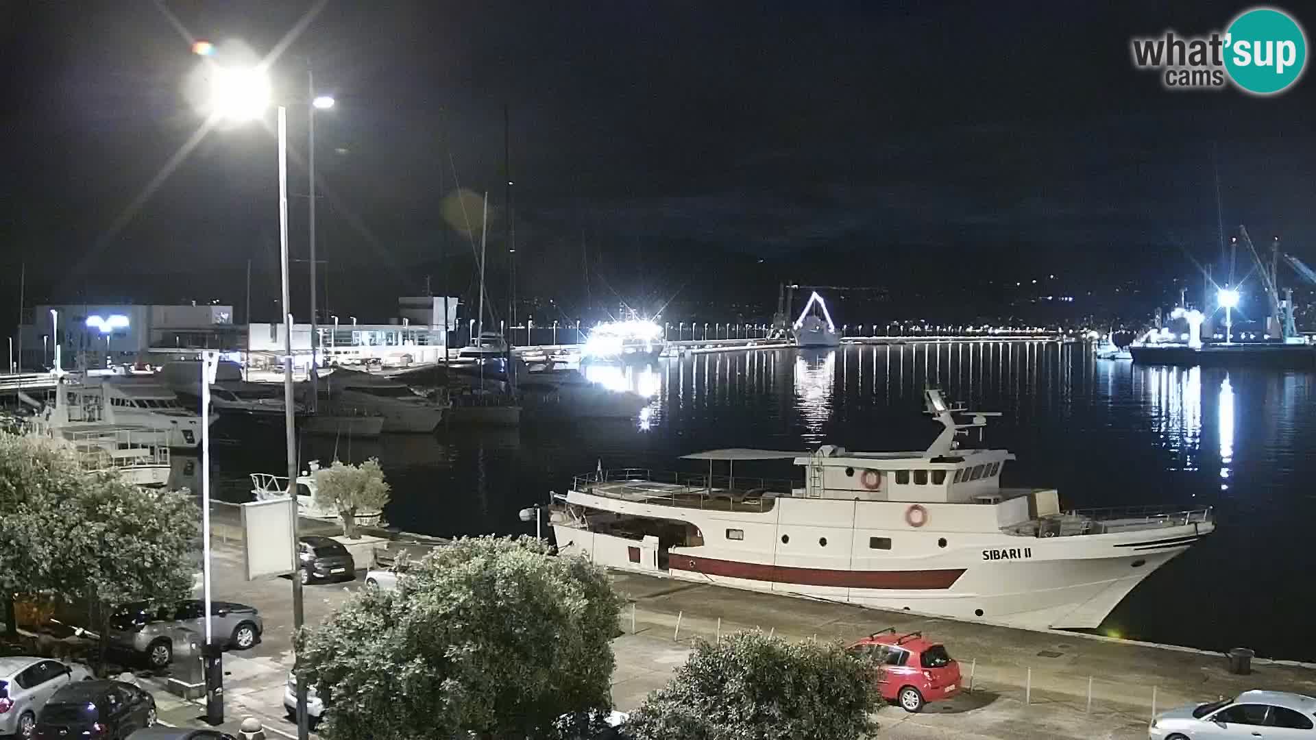 La Riva e la Marina a Rijeka (Fiume) – Live Webcam Croazia
