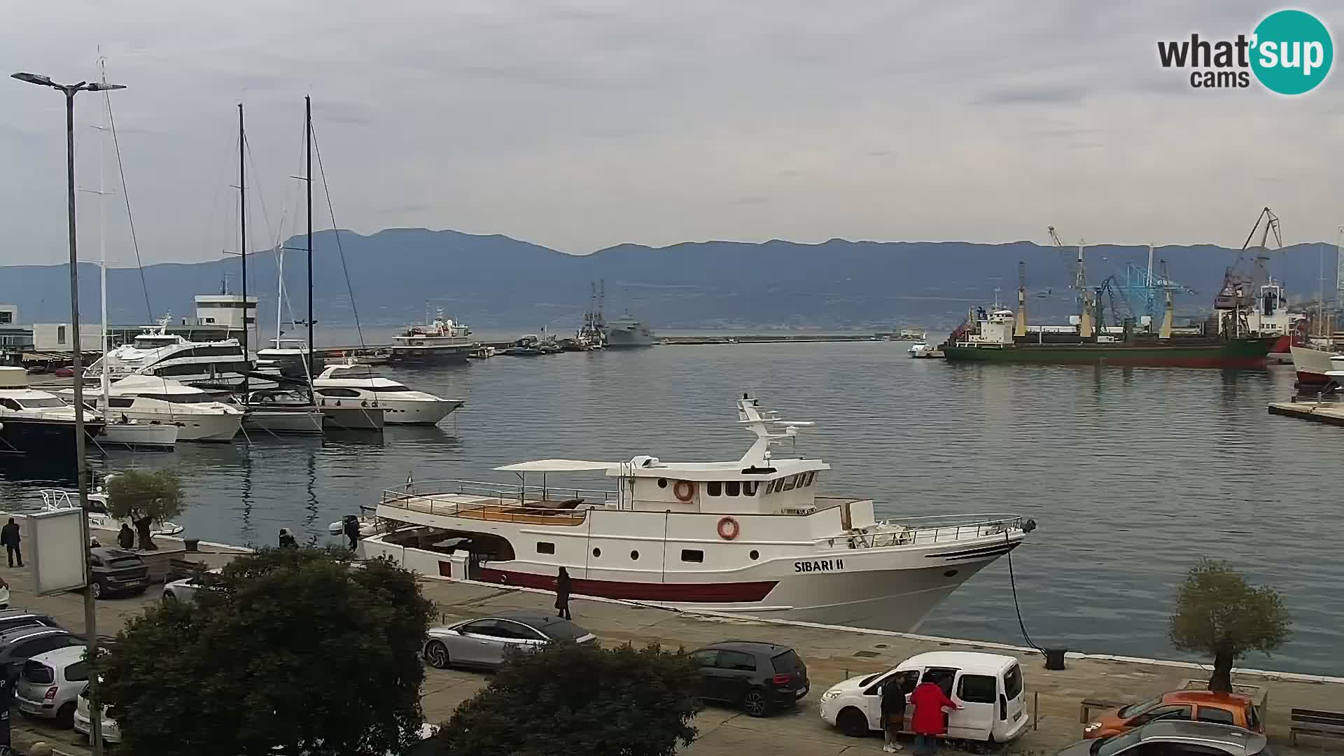 Riva i Marina u Rijeci – Web kamera uživo u Hrvatskoj