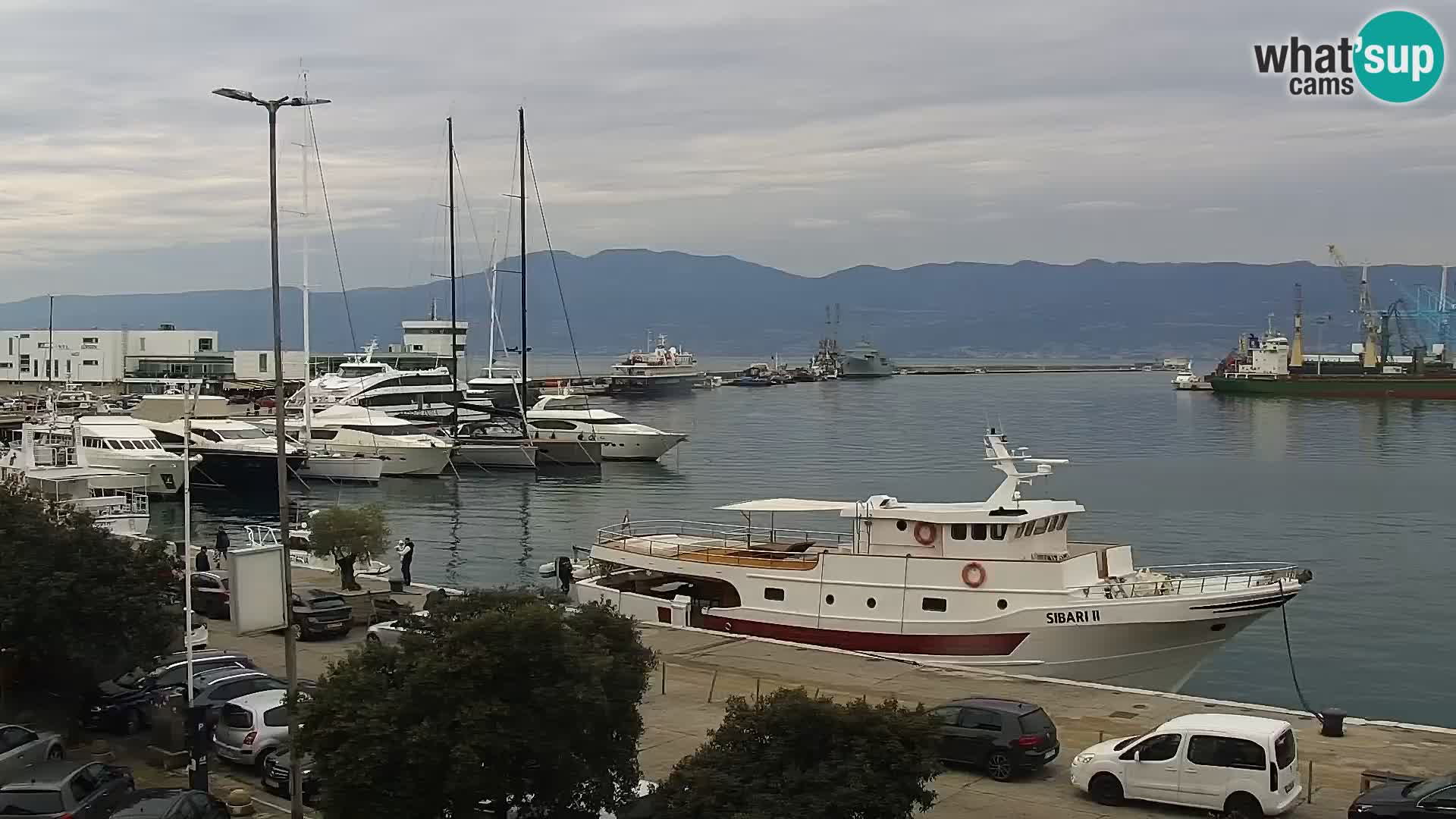Riva i Marina u Rijeci – Web kamera uživo u Hrvatskoj