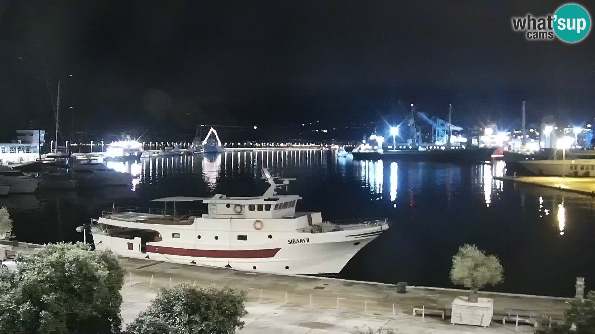 La Riva et Marina à Rijeka – Live Webcam Croatie