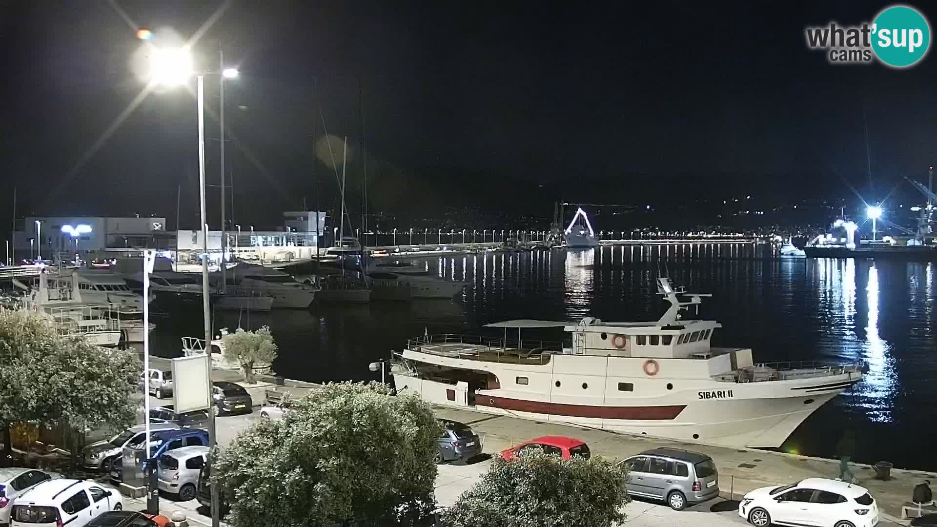 La Riva e la Marina a Rijeka (Fiume) – Live Webcam Croazia