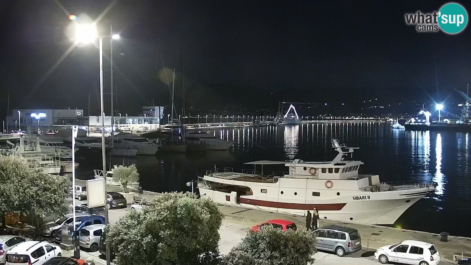 Riva i Marina u Rijeci – Web kamera uživo u Hrvatskoj