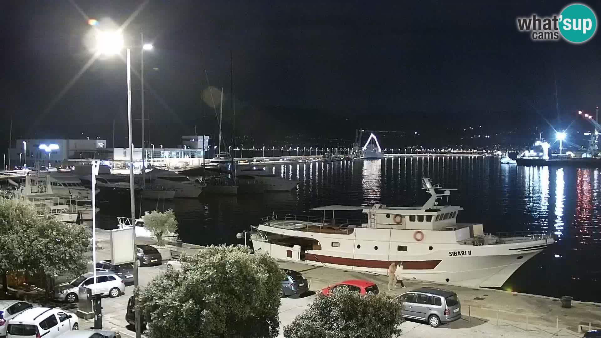 Riva i Marina u Rijeci – Web kamera uživo u Hrvatskoj