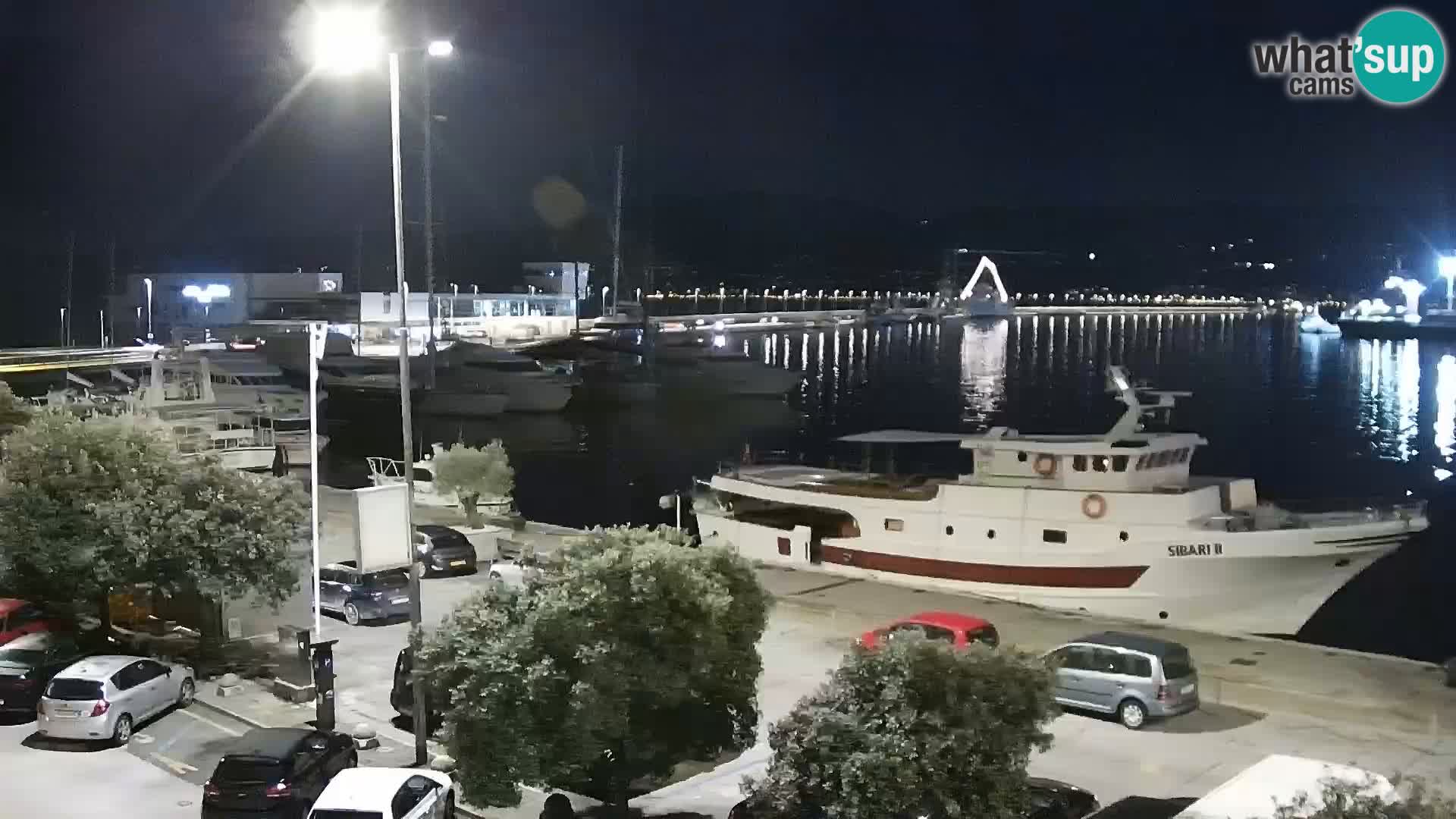 The Riva and Marina in Rijeka  – Live Webcam Croatia
