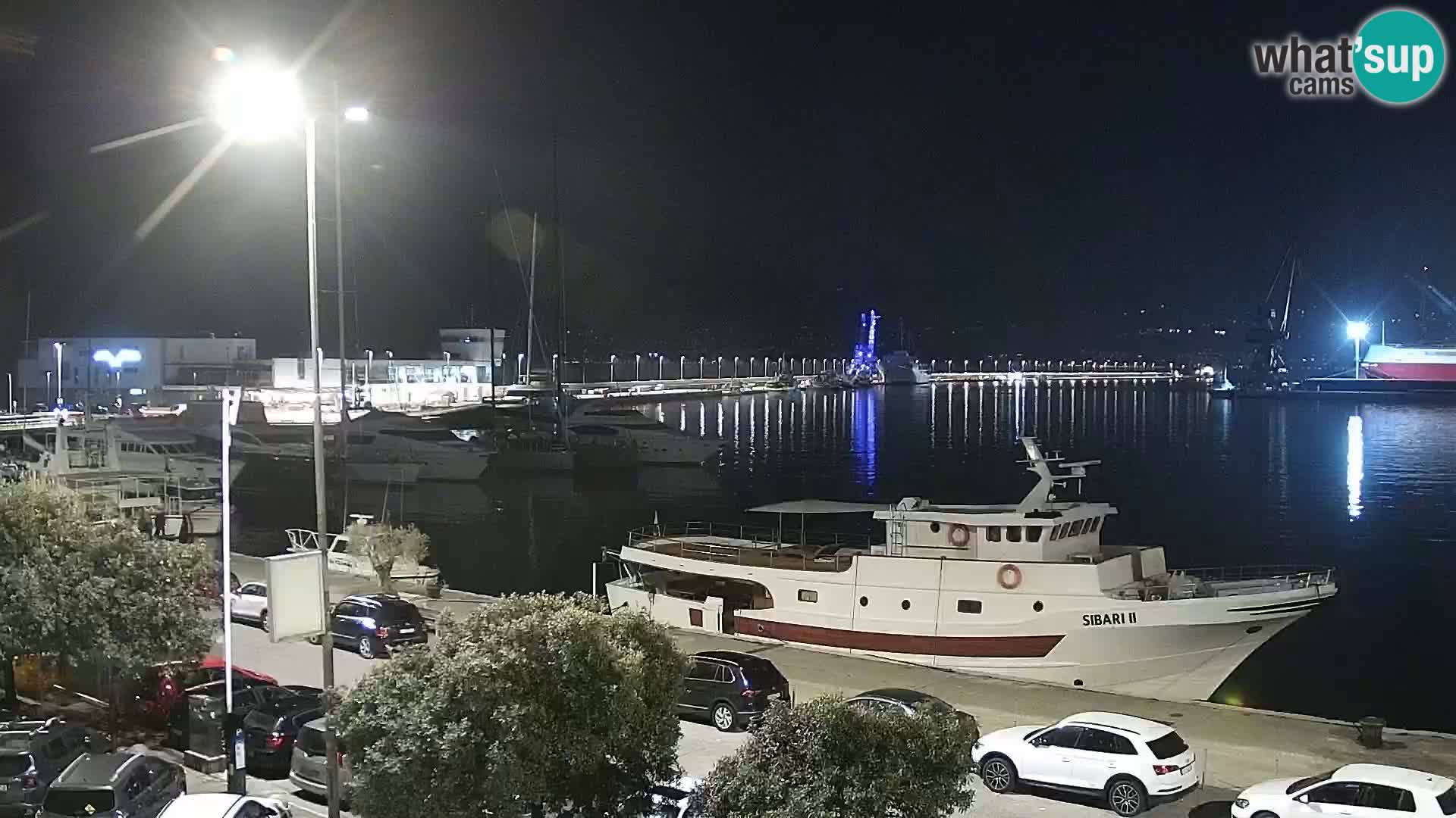 The Riva and Marina in Rijeka  – Live Webcam Croatia