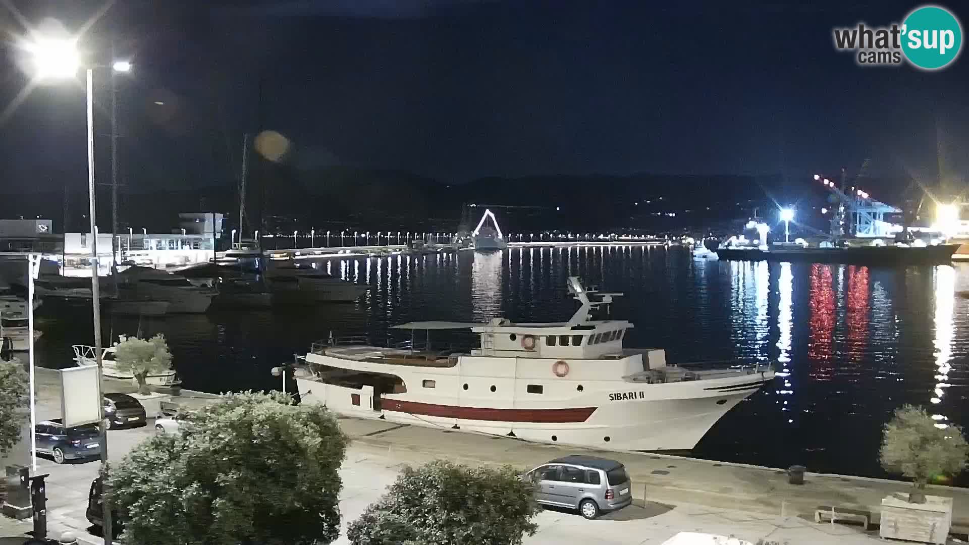 La Riva y Marina en Rijeka – Webcam en vivo Croacia