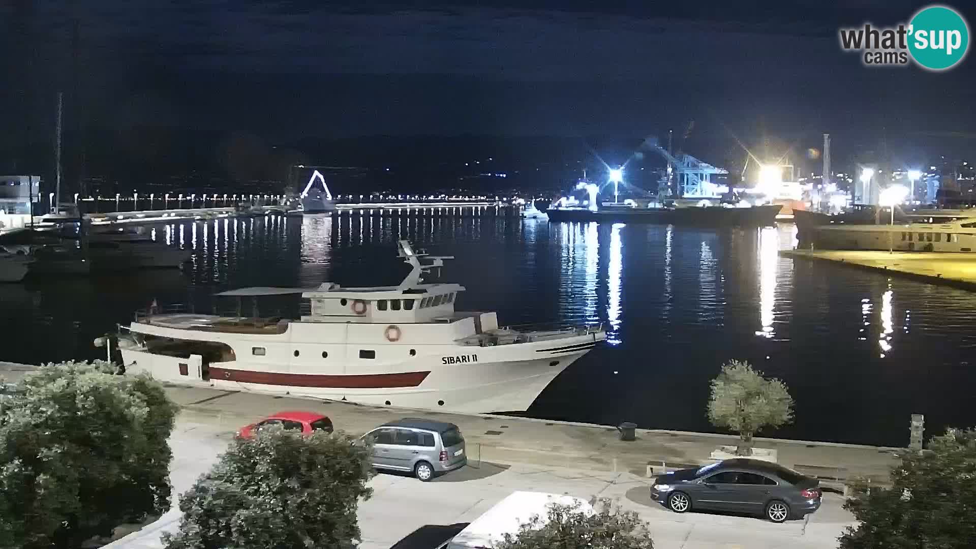 The Riva and Marina in Rijeka  – Live Webcam Croatia