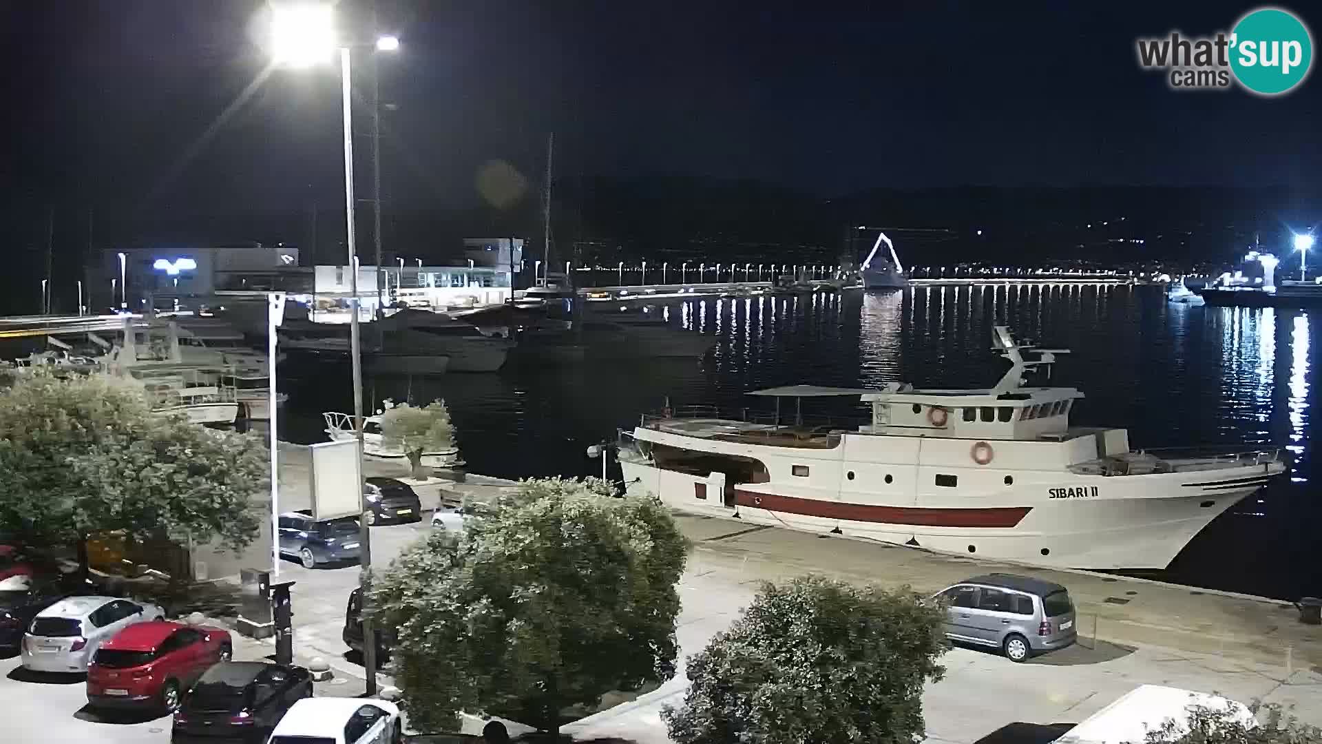 The Riva and Marina in Rijeka  – Live Webcam Croatia