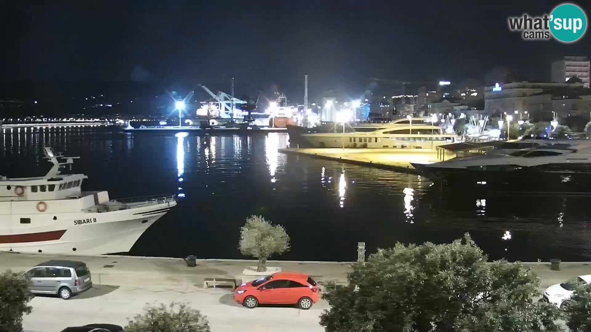 Die Riva und Marina in Rijeka – Live Webcam Kroatien