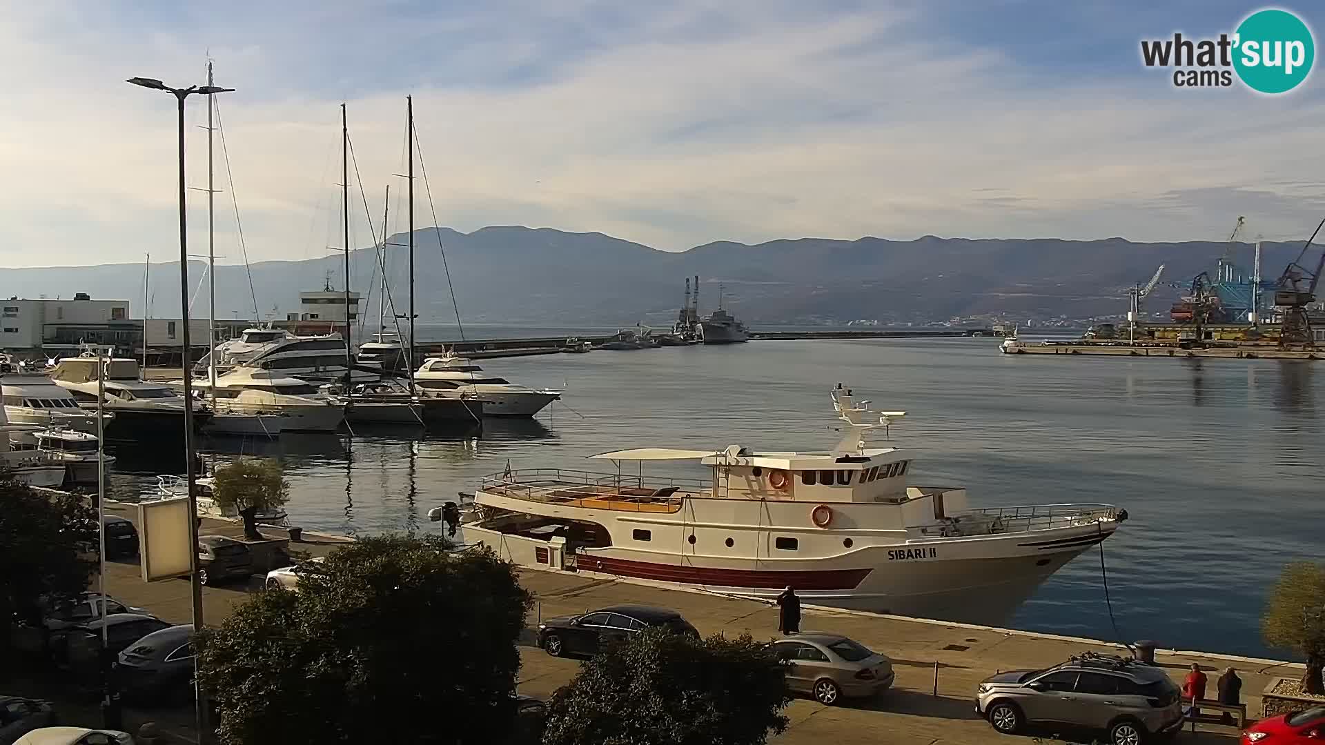 Riva i Marina u Rijeci – Web kamera uživo u Hrvatskoj