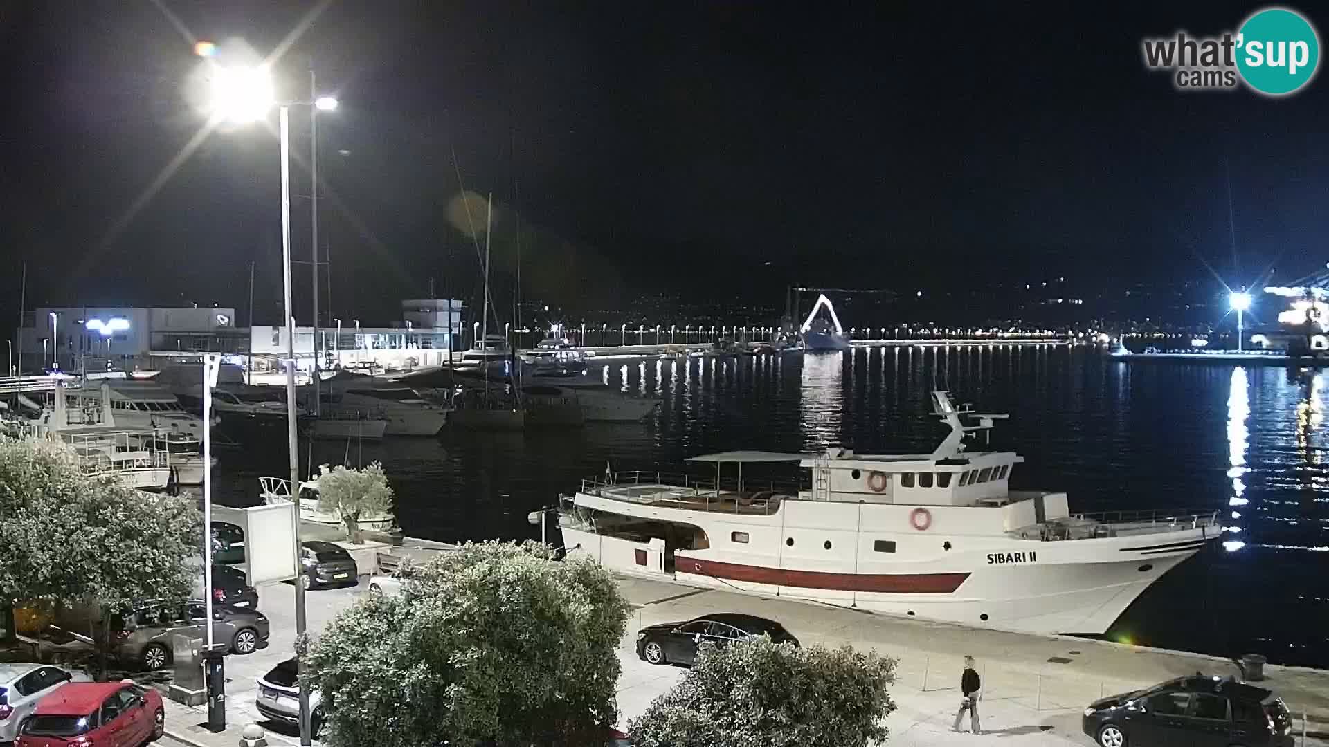 The Riva and Marina in Rijeka  – Live Webcam Croatia