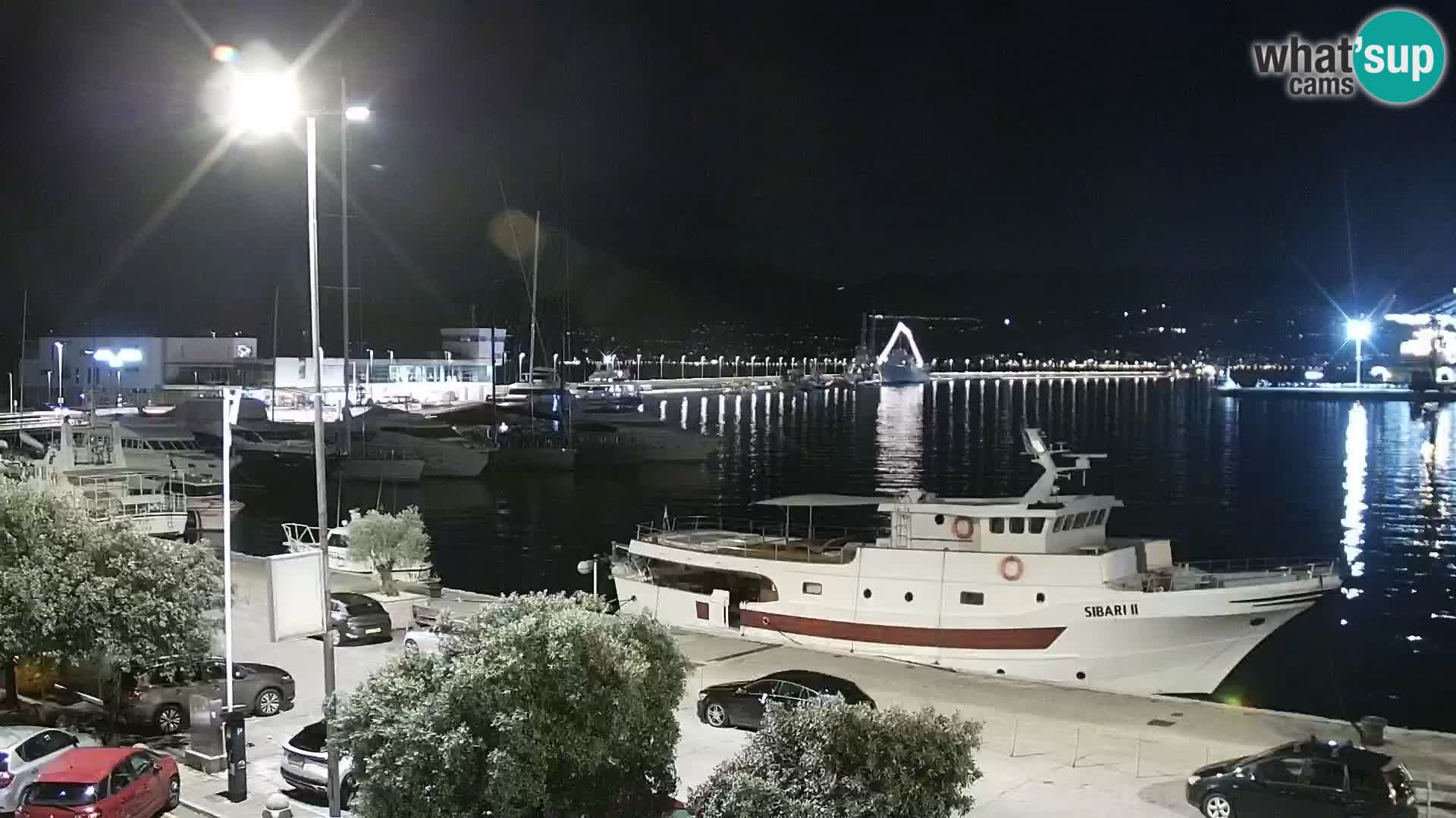 Die Riva und Marina in Rijeka – Live Webcam Kroatien