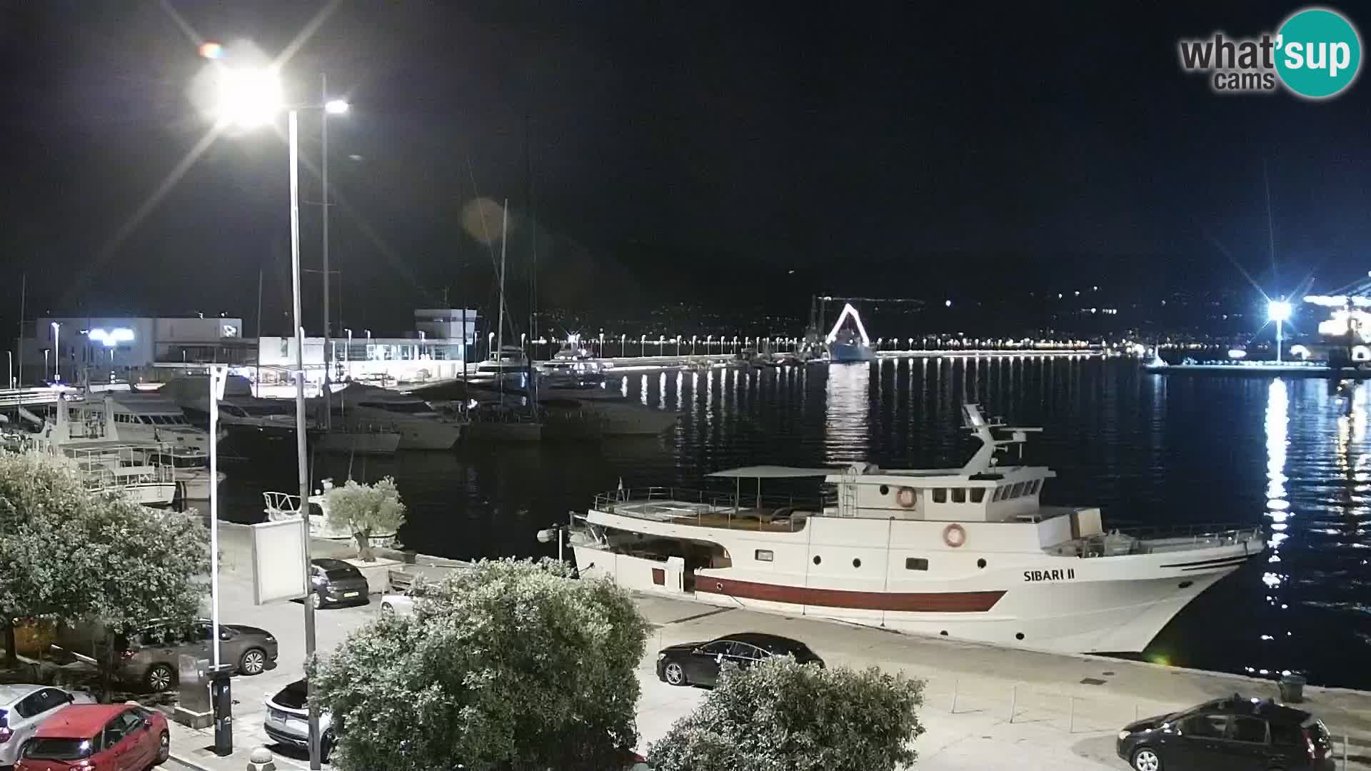 La Riva y Marina en Rijeka – Webcam en vivo Croacia