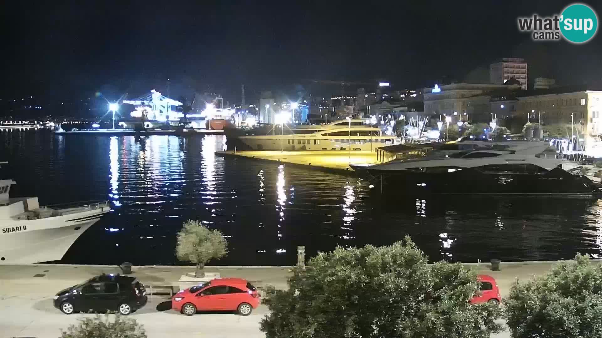 La Riva e la Marina a Rijeka (Fiume) – Live Webcam Croazia