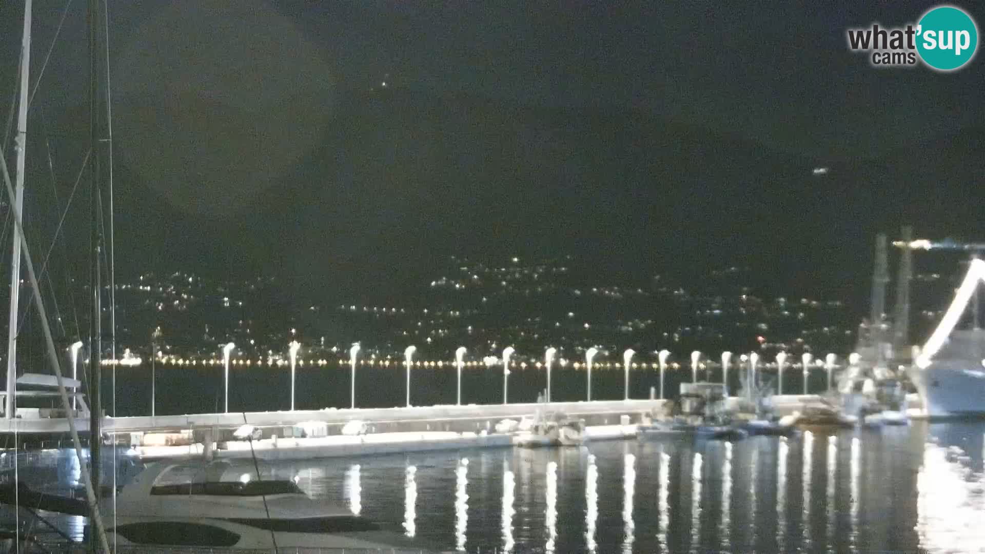 La Riva e la Marina a Rijeka (Fiume) – Live Webcam Croazia